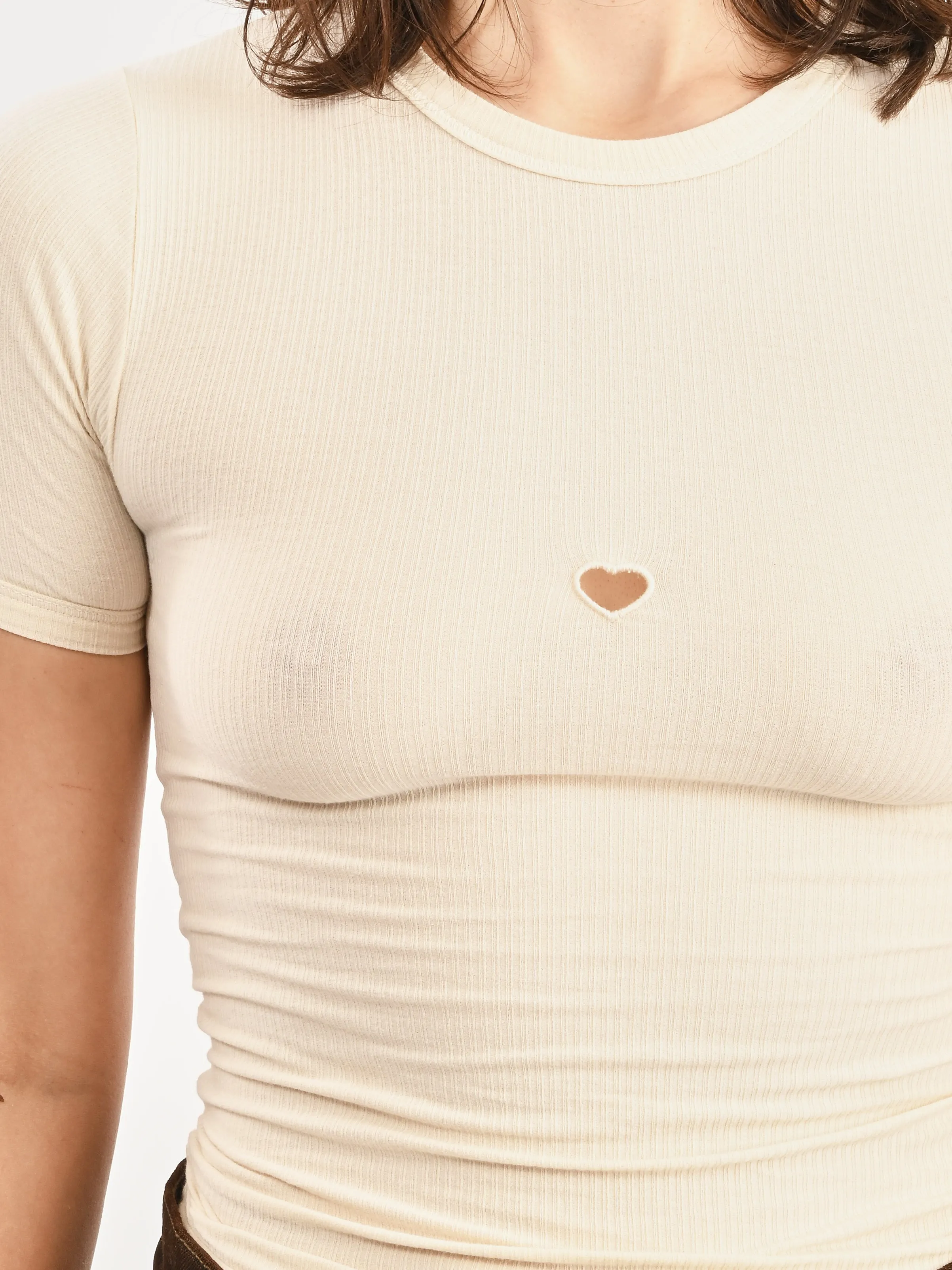 Undyed Heart Short Sleeve sold by Frances May Houseline product image thumbnail 3