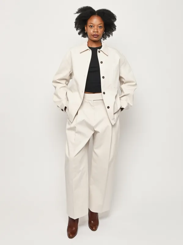 Chalk Harron Boxy Jacket sold by Frances May Houseline