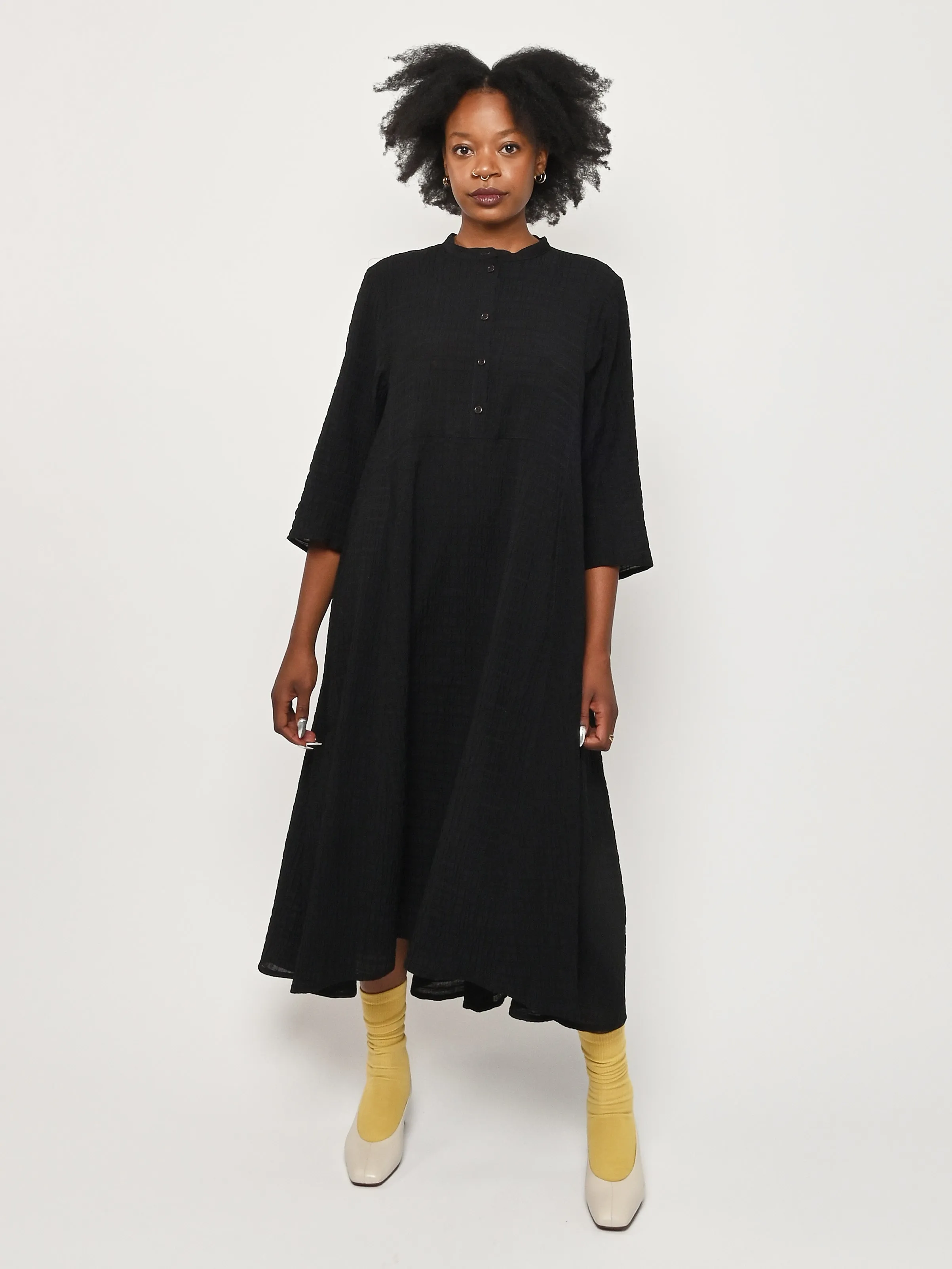 Black Low Pulse Dress sold by Frances May Houseline product image thumbnail 2