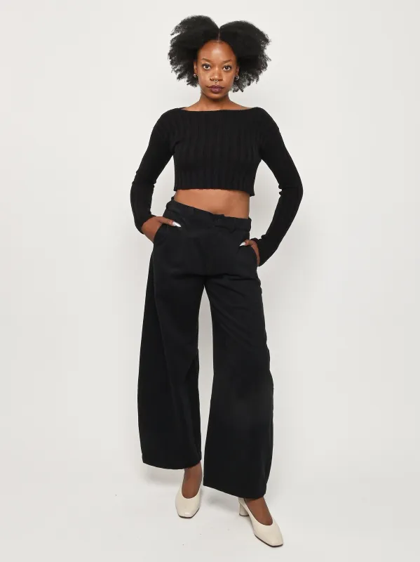 Black Mel Bum Pant sold by Frances May Houseline
