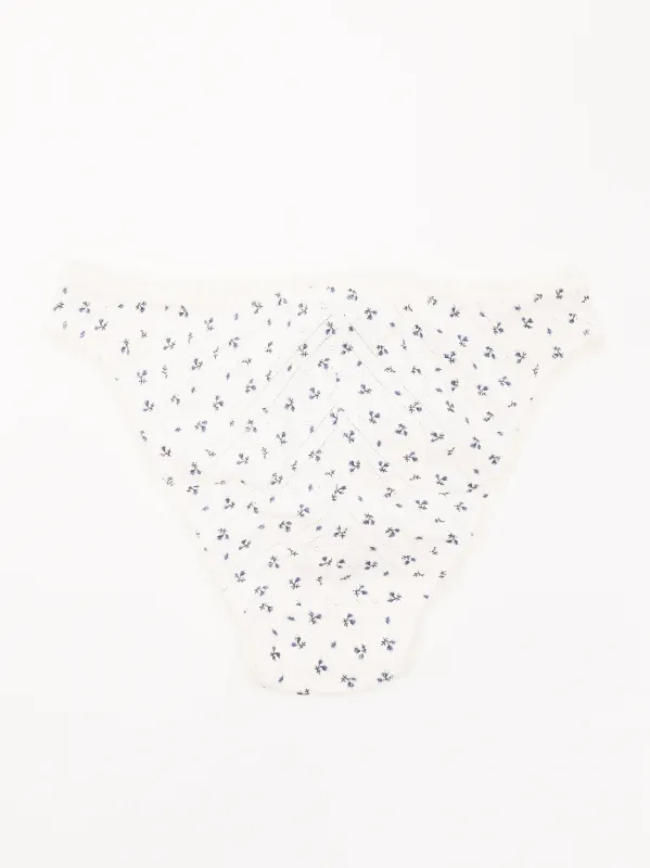 The High Rise Blue Fields Pointelle sold by Frances May Houseline