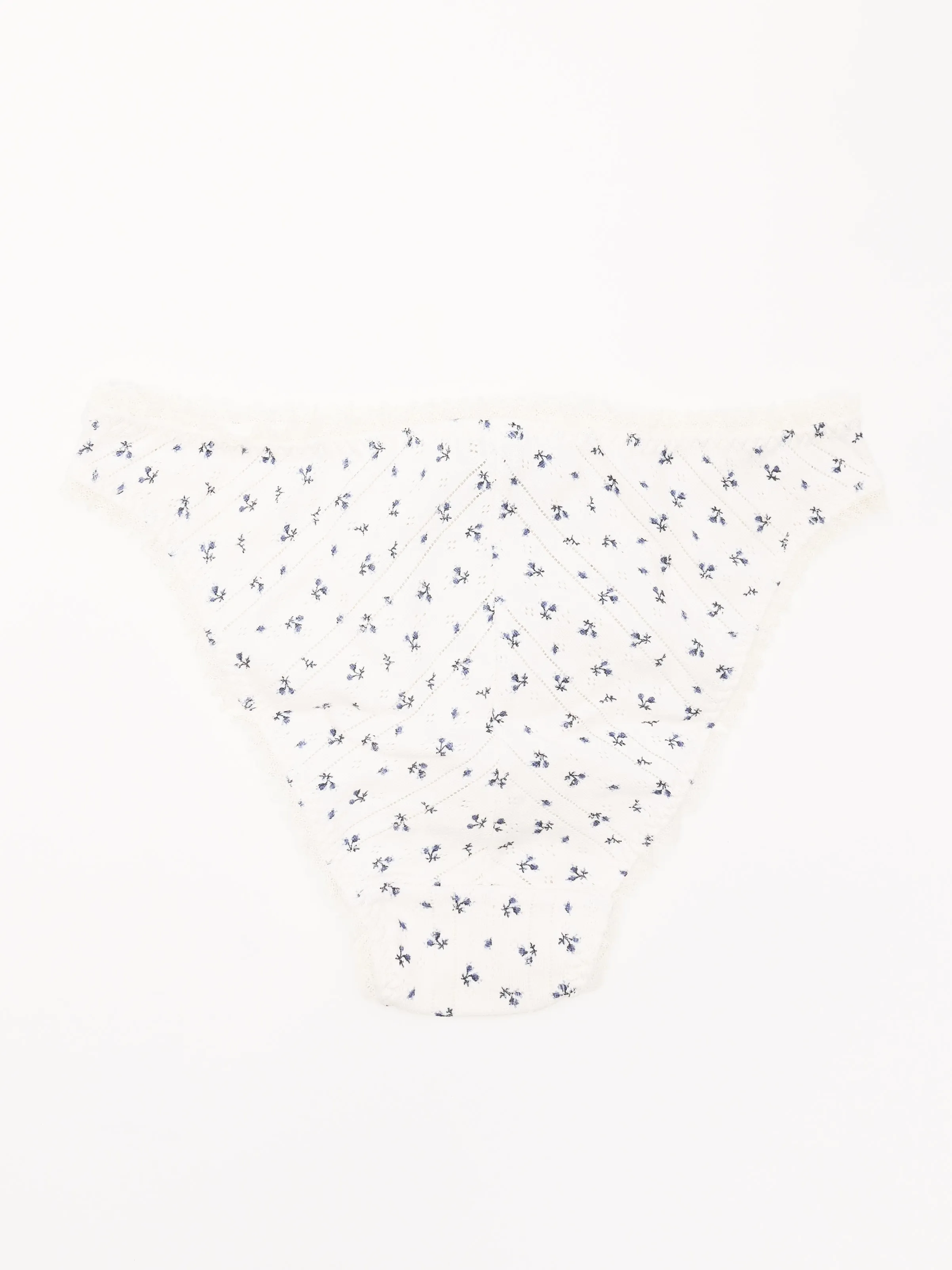 The High Rise Blue Fields Pointelle sold by Frances May Houseline