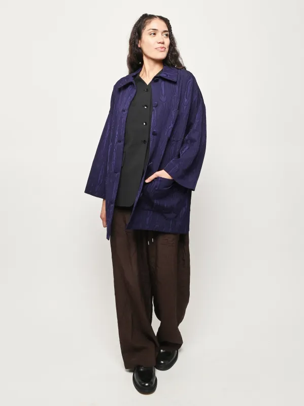 Navy Chore Jacket made by Rachel Comey