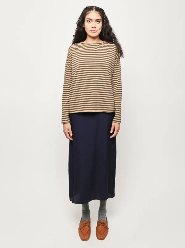 Camel Lola Striped Even Top made by Labo.Art