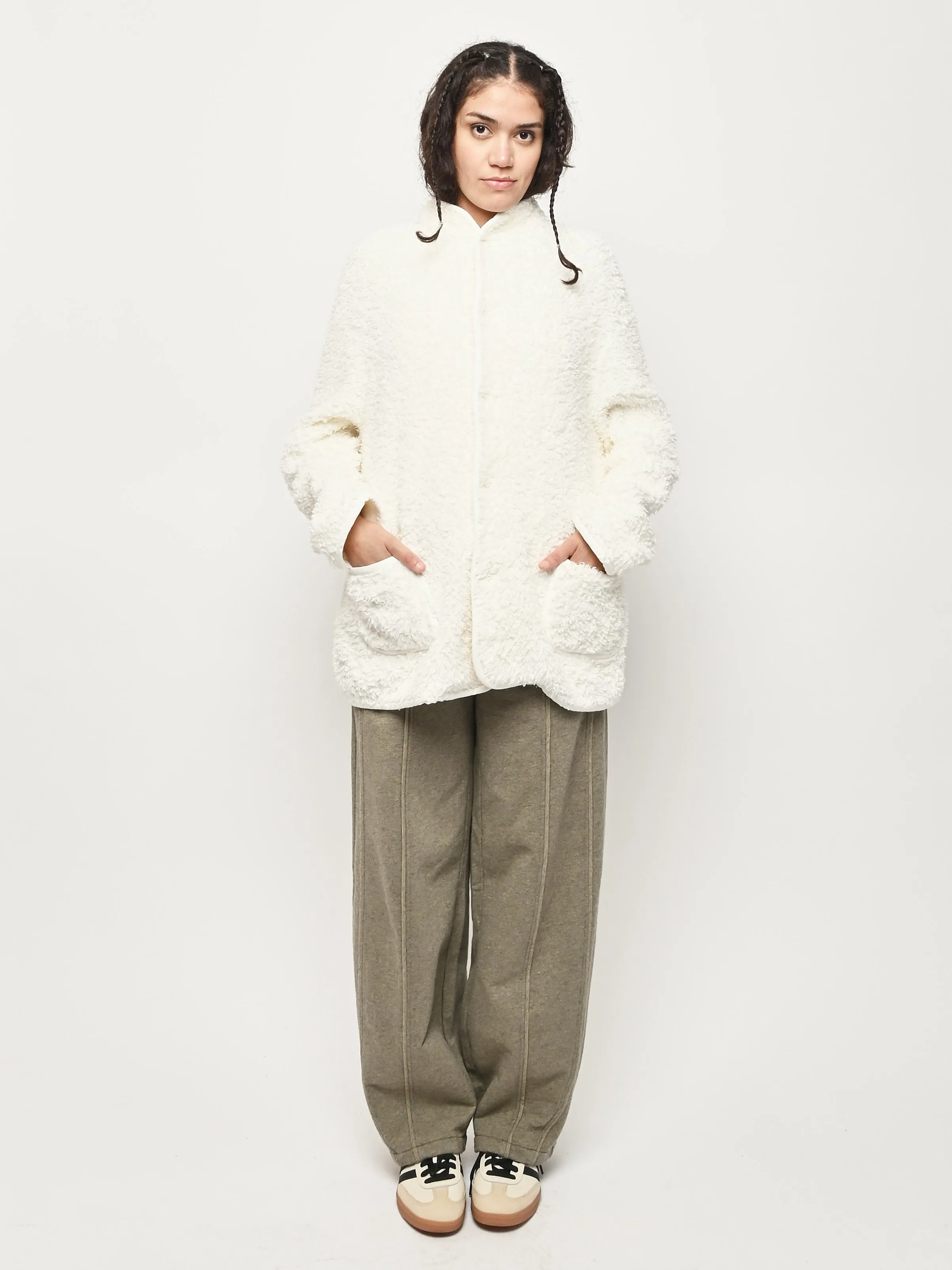 Winter White Jet Orso Jacket sold by Frances May Houseline