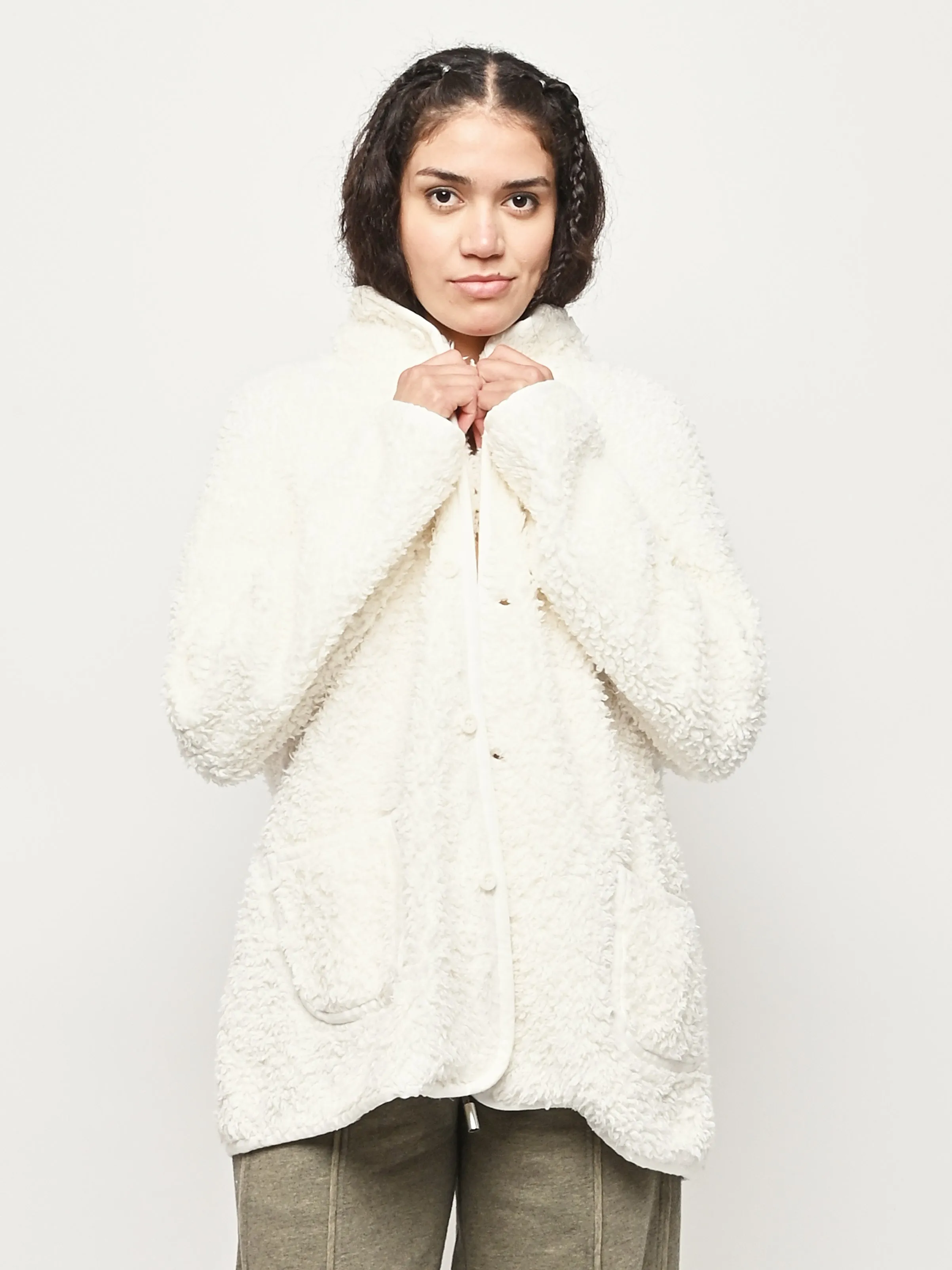 Winter White Jet Orso Jacket sold by Frances May Houseline product image thumbnail 2