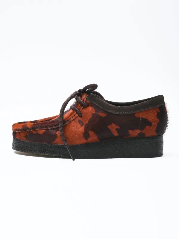 Brown Cow Print Wallabee sold by Frances May Houseline