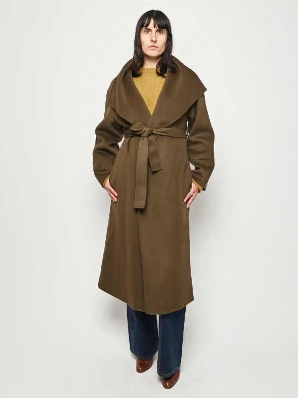 Olive Long Coat made by Frances May Houseline