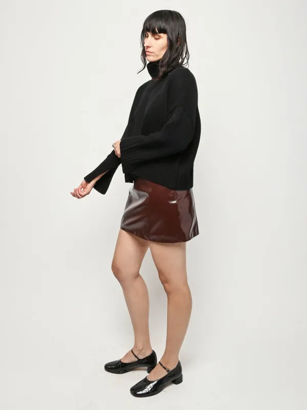 Black Girlfriend Turtleneck sold by Frances May Houseline