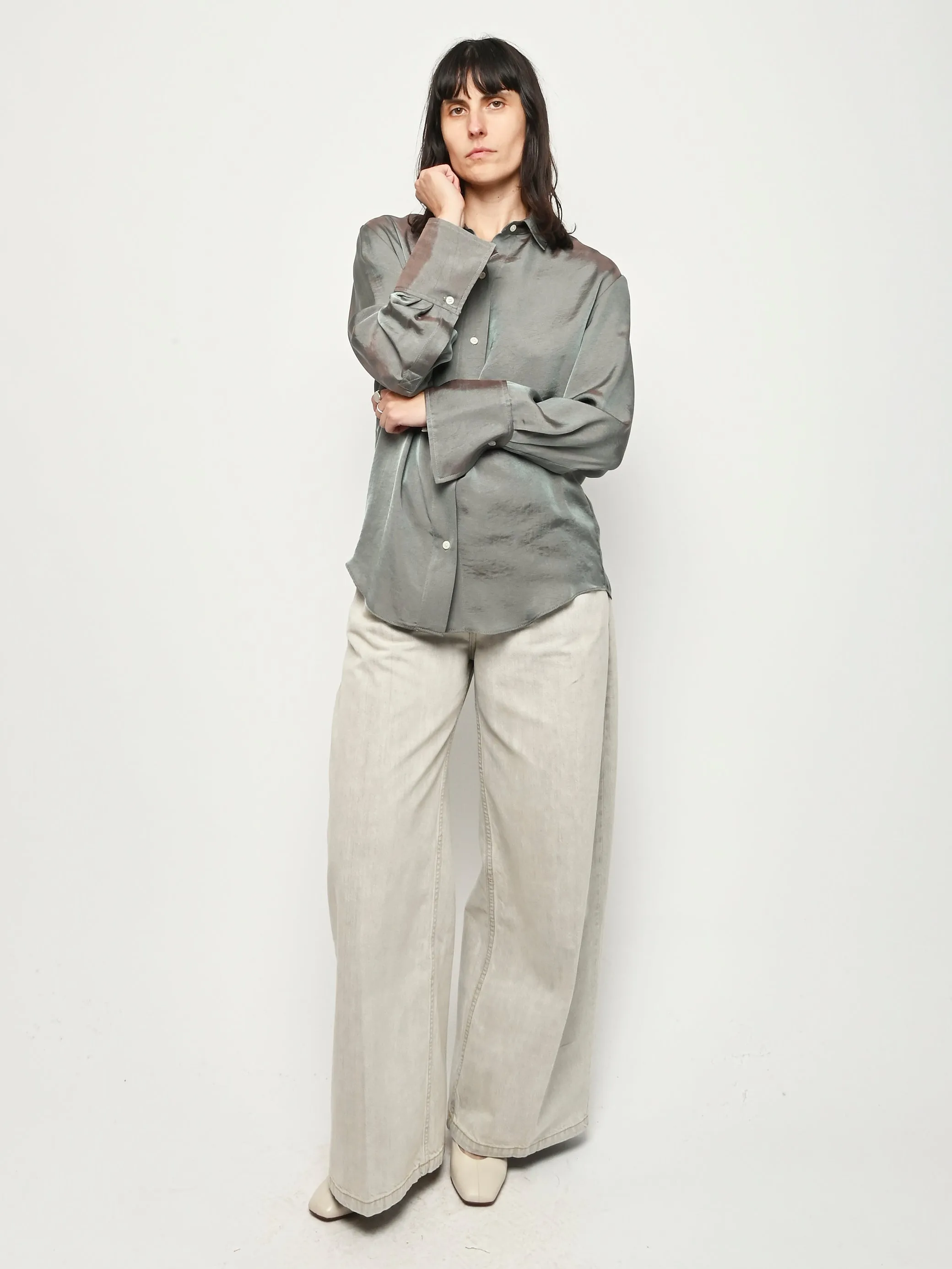 Dusk Button Down Dress Shirt sold by Frances May Houseline product image thumbnail 2