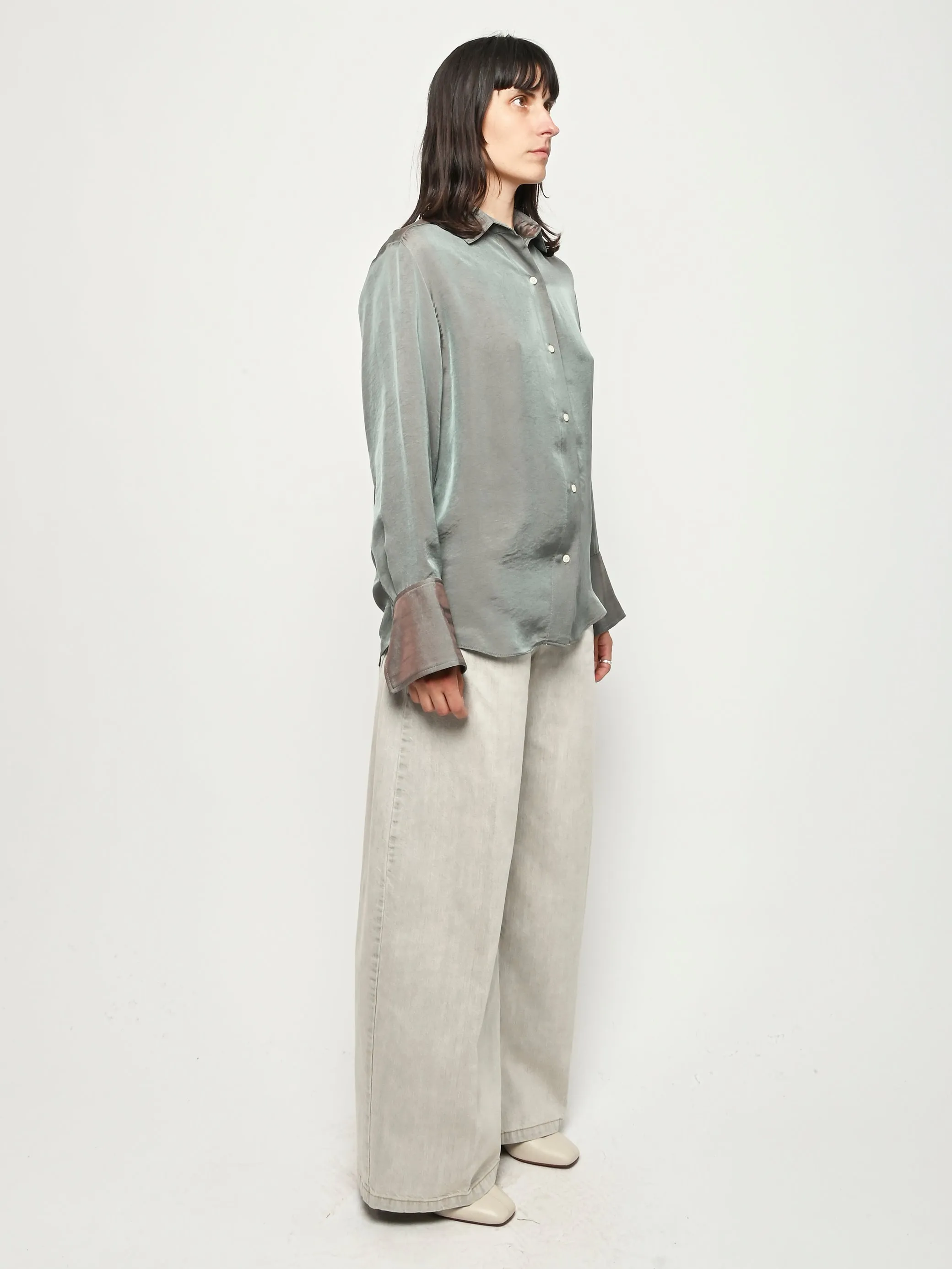 Dusk Button Down Dress Shirt sold by Frances May Houseline product image thumbnail 5