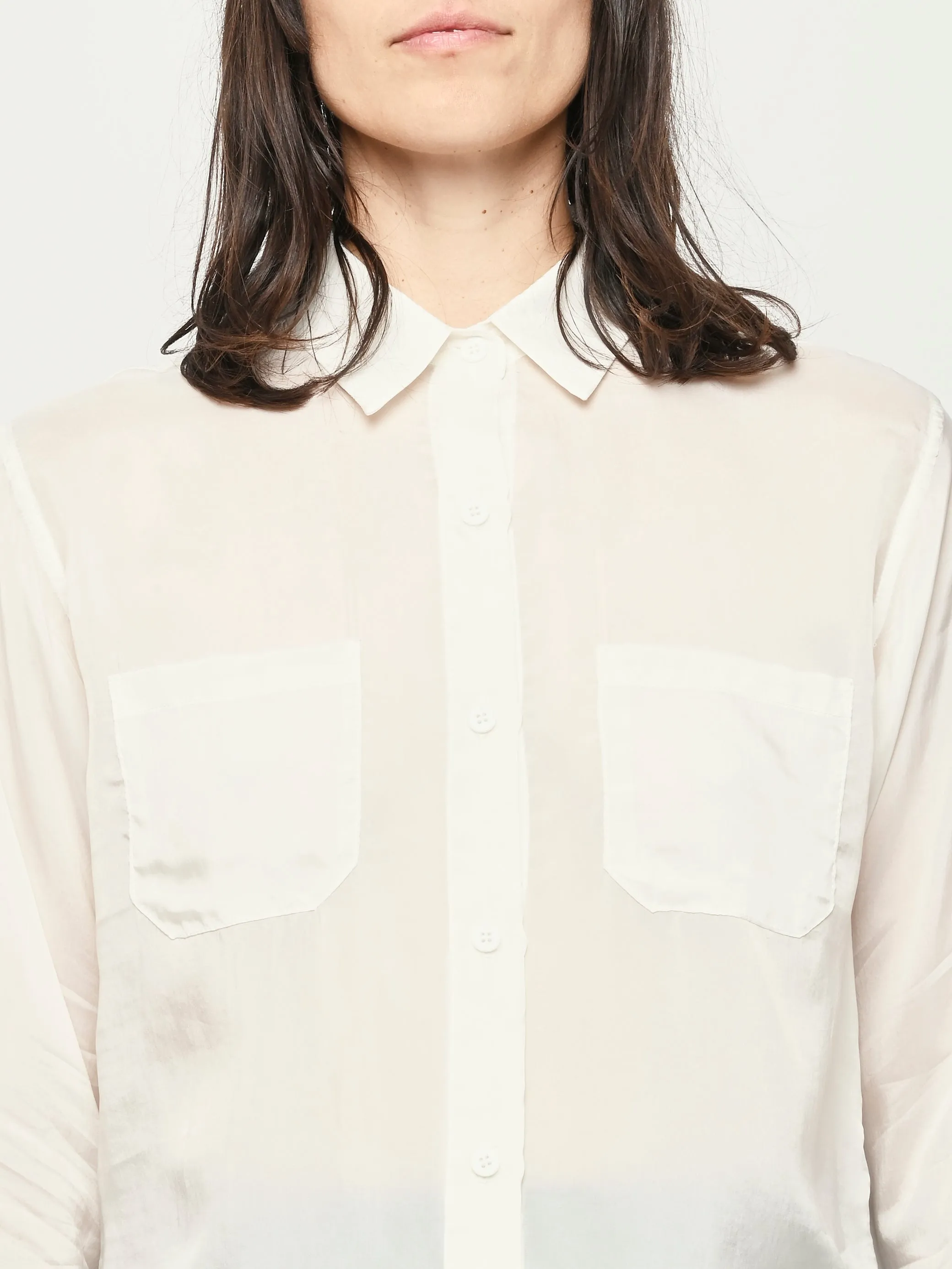 Ivory Georgio Button Down sold by Frances May Houseline product image thumbnail 3