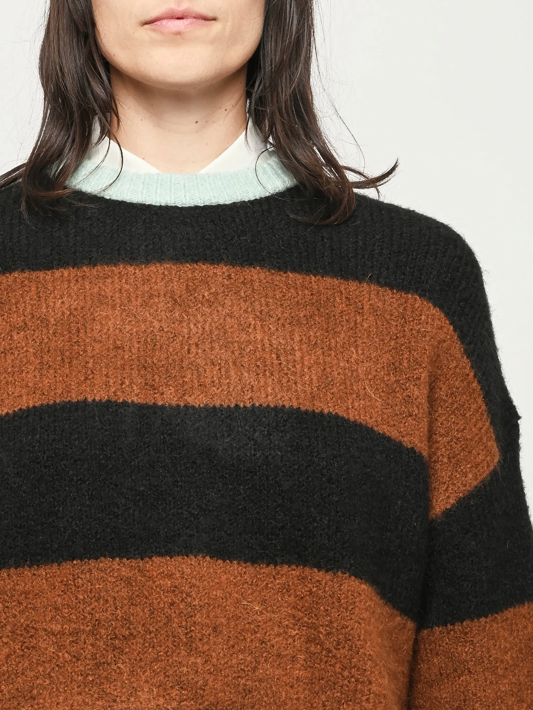 Stripe Henry Crewneck sold by Frances May Houseline product image thumbnail 4