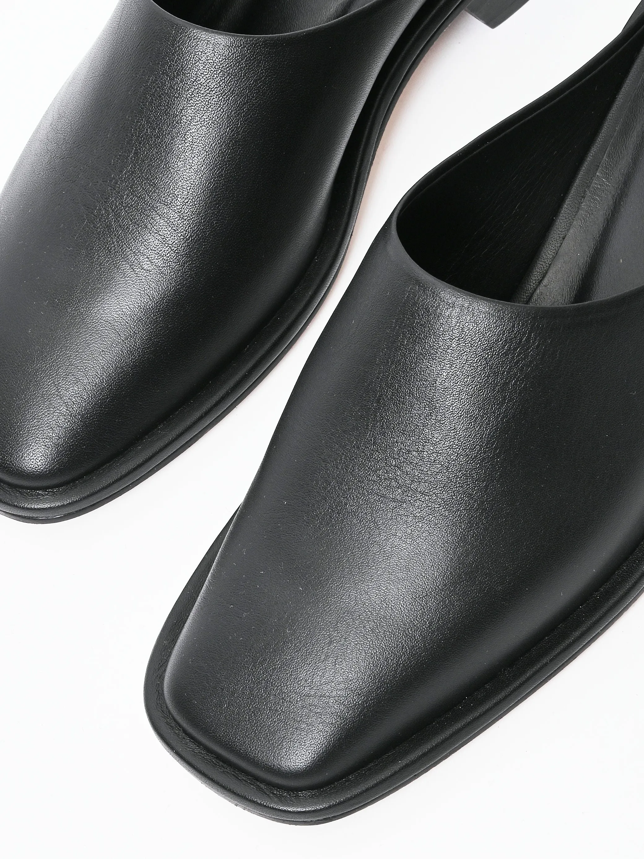 Black Square Mule sold by Frances May Houseline product image thumbnail 3