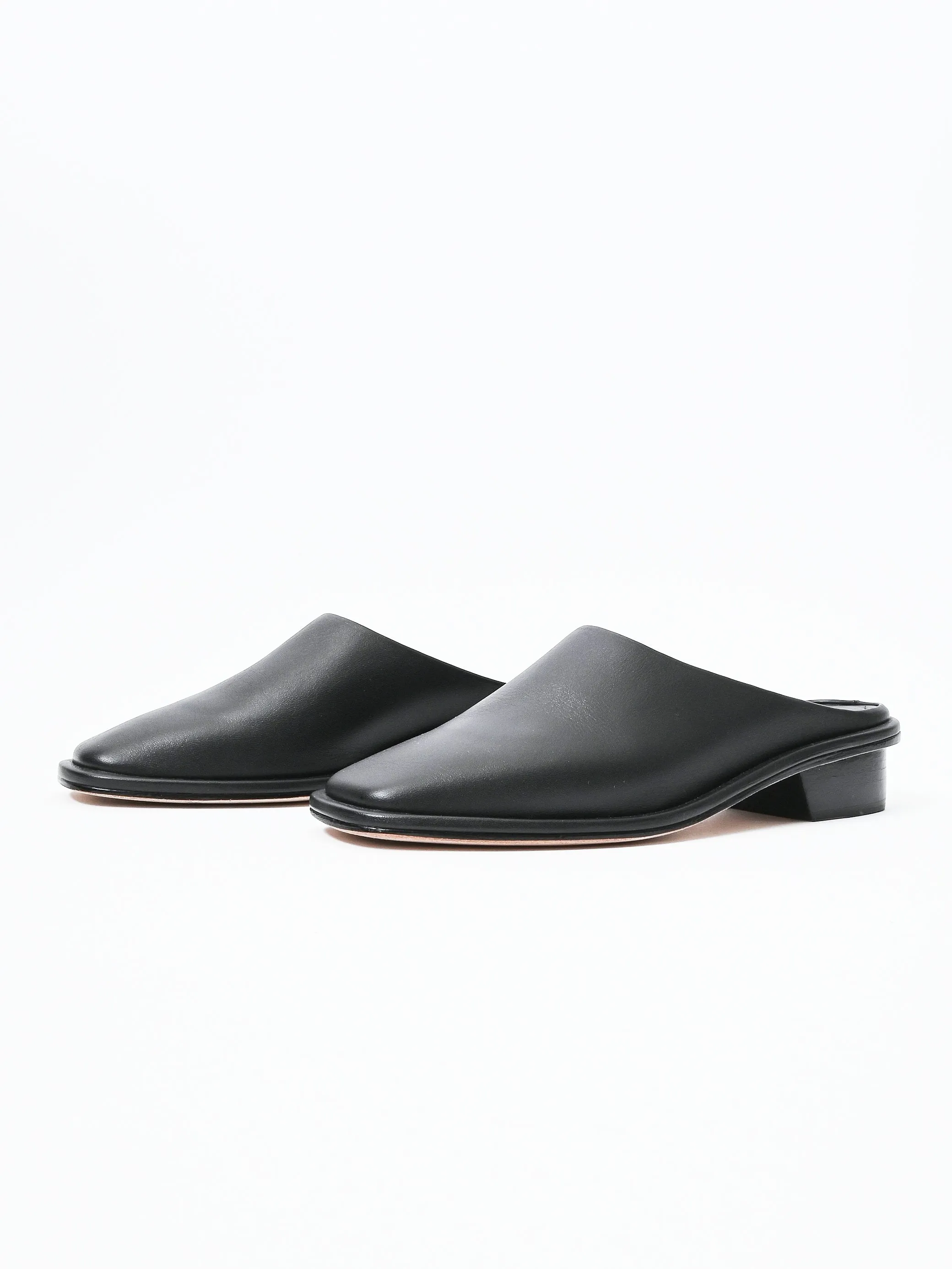 Black Square Mule sold by Frances May Houseline product image thumbnail 2