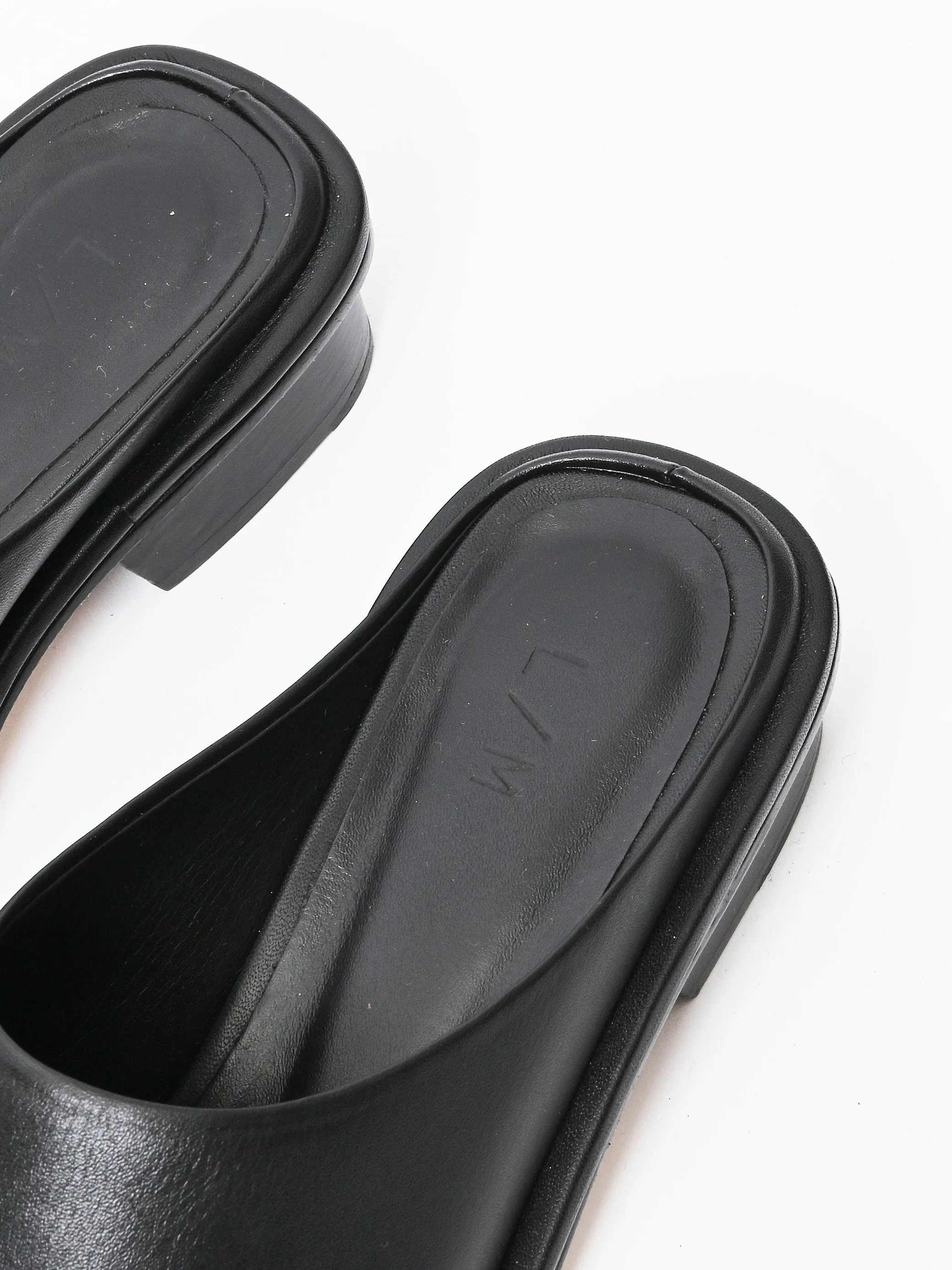 Black Square Mule sold by Frances May Houseline product image thumbnail 4