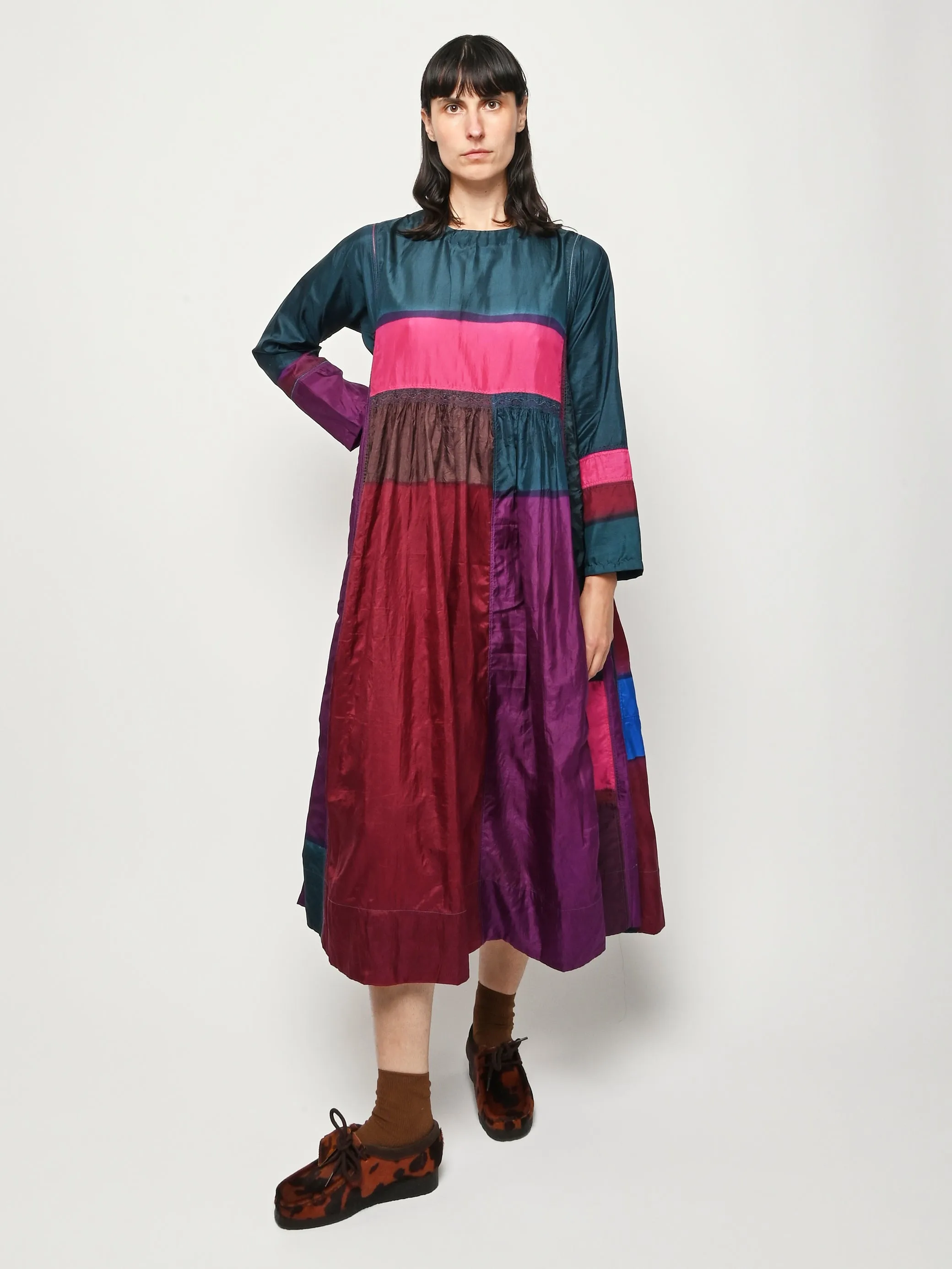 Multi Silk Dress sold by Frances May Houseline product image thumbnail 2