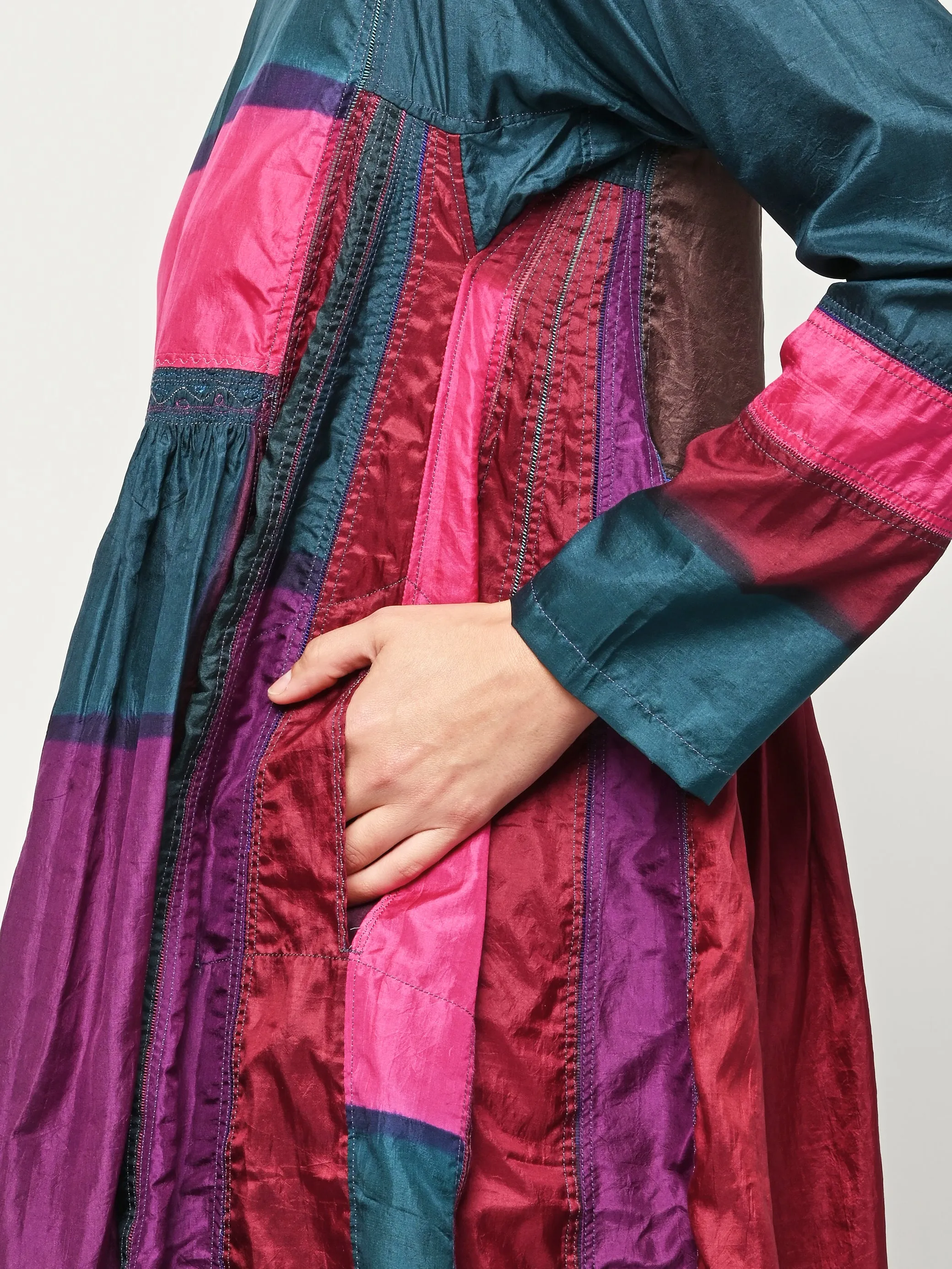 Multi Silk Dress sold by Frances May Houseline product image thumbnail 4