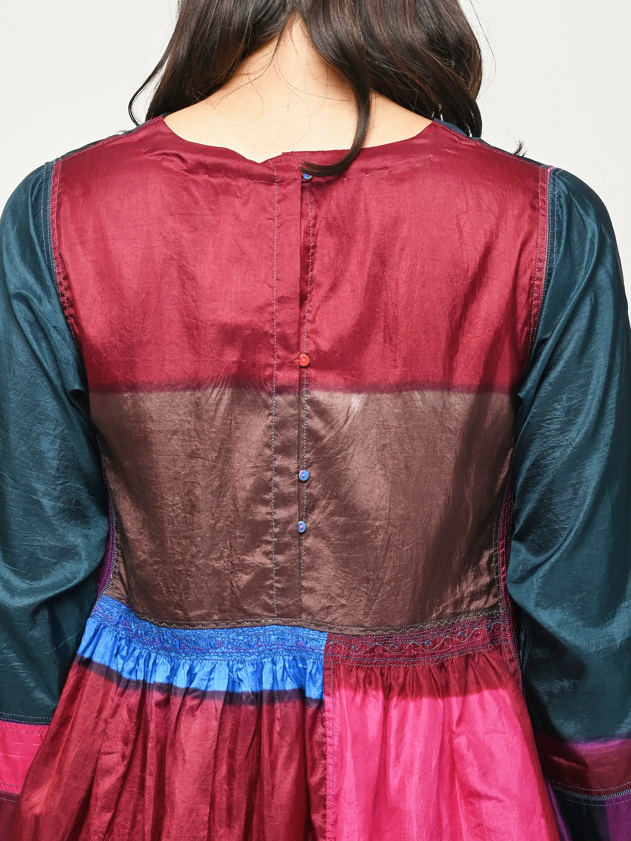 Multi Silk Dress sold by Frances May Houseline product image thumbnail 5