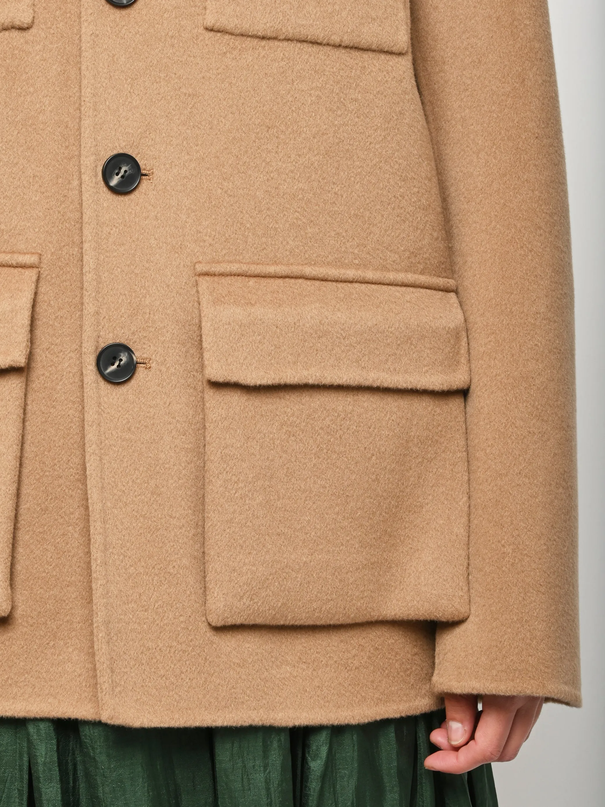 Camel Signature Jacket sold by Frances May Houseline product image thumbnail 4