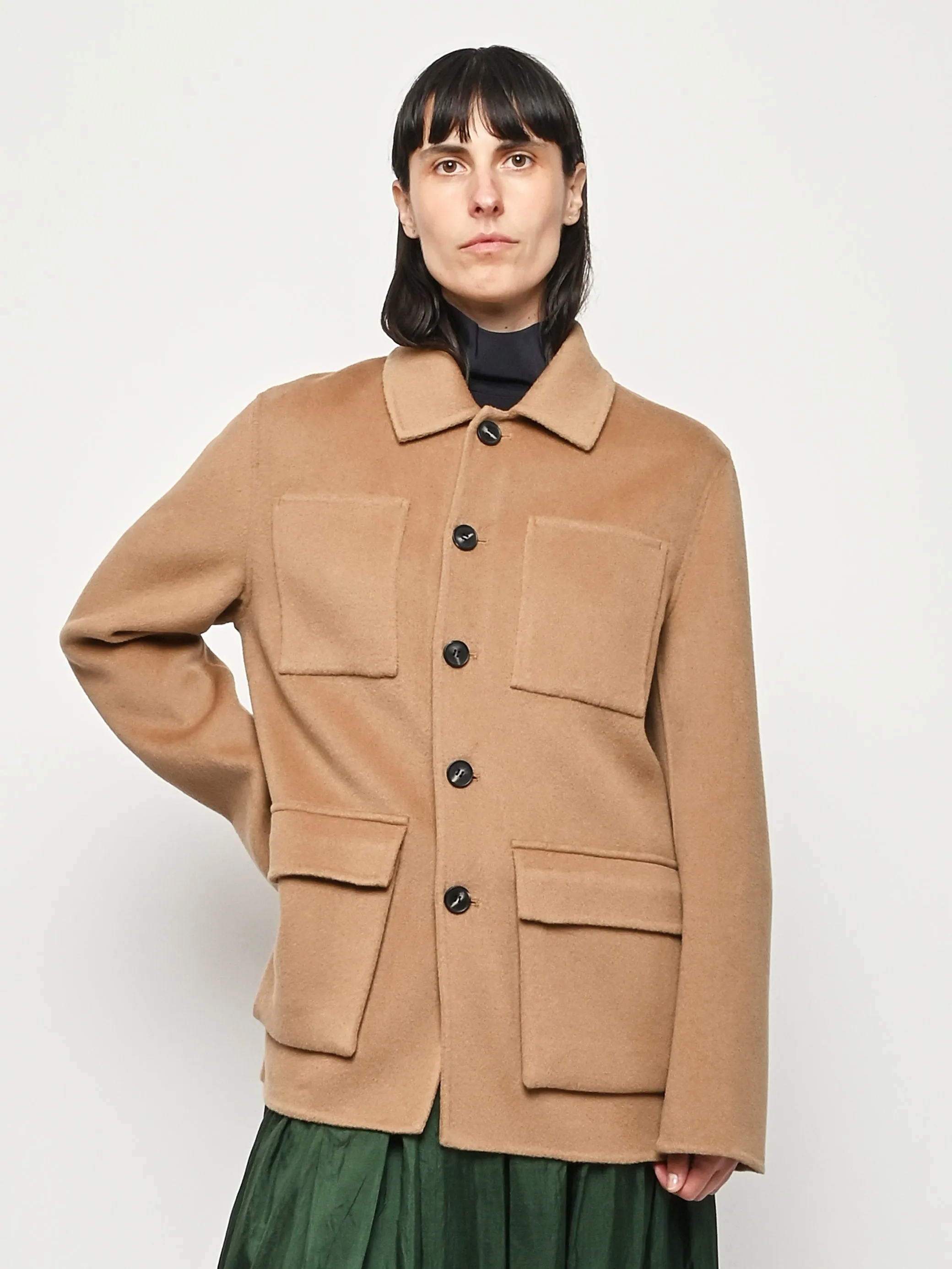 Camel Signature Jacket sold by Frances May Houseline product image thumbnail 2