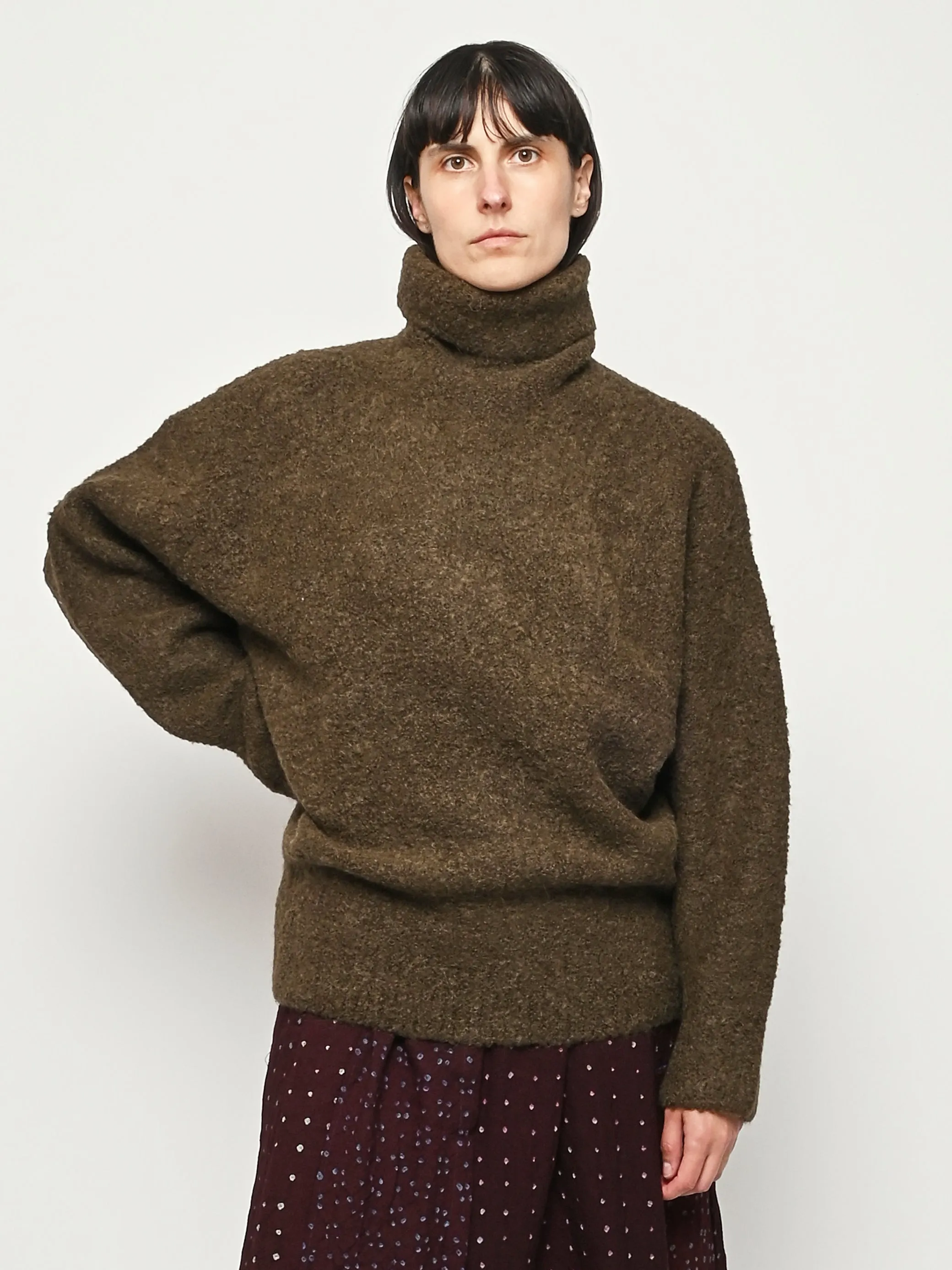 Pepper Bouclé Turtleneck sold by Frances May Houseline product image thumbnail 2