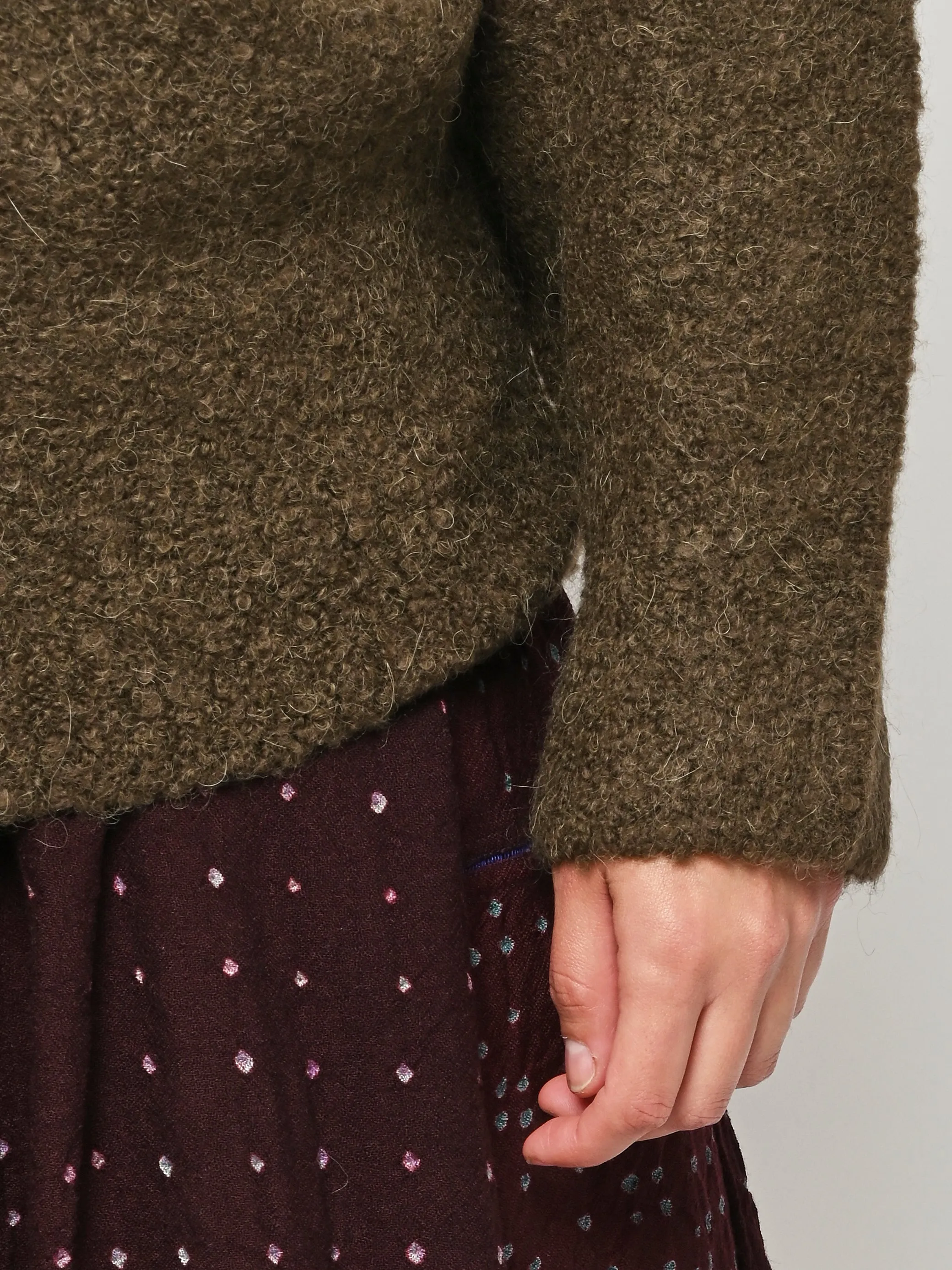 Pepper Bouclé Turtleneck sold by Frances May Houseline product image thumbnail 4