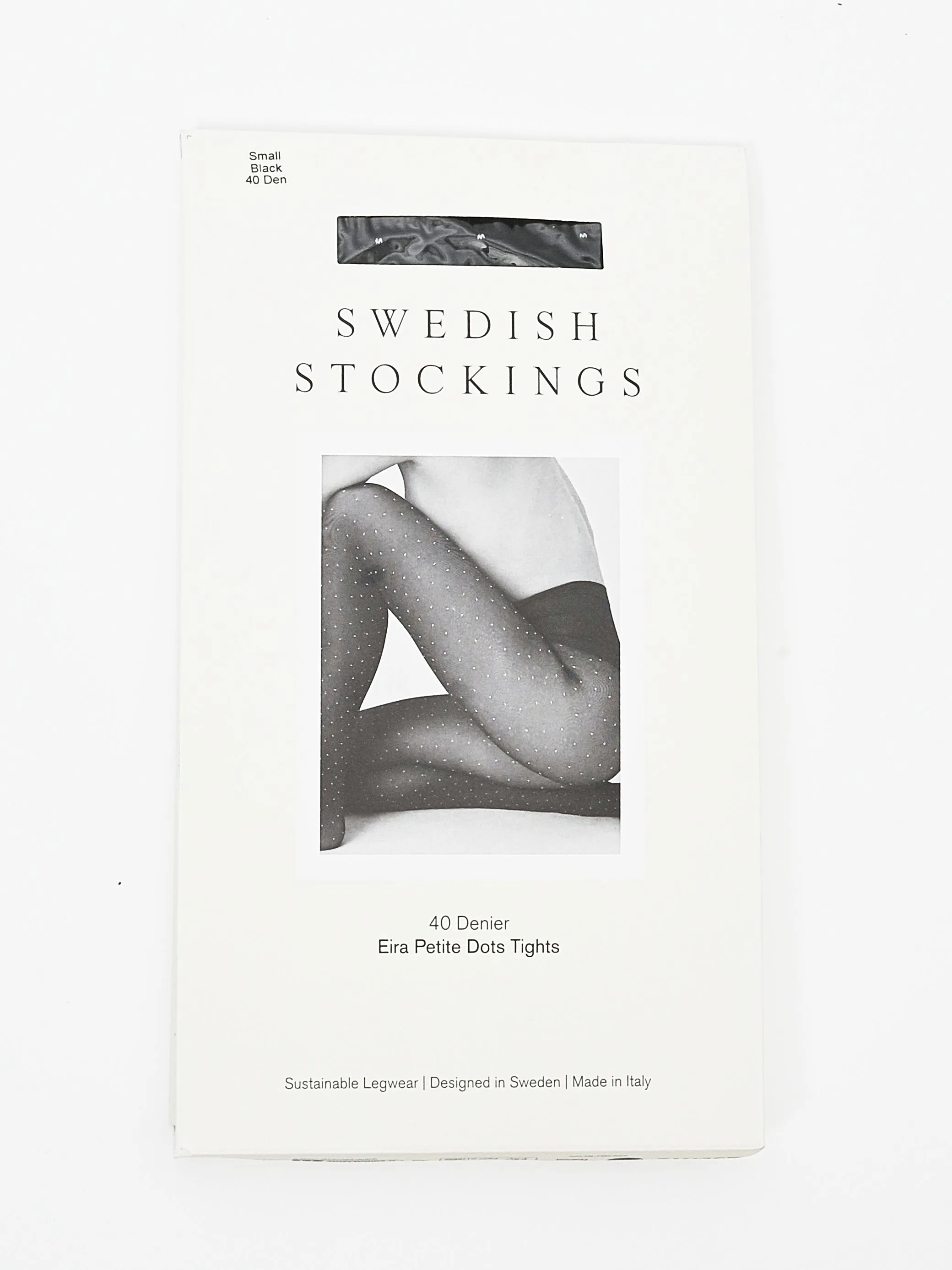 40 Den Black/Ivory Eira Petite Dots Tights sold by Frances May Houseline product image thumbnail 4