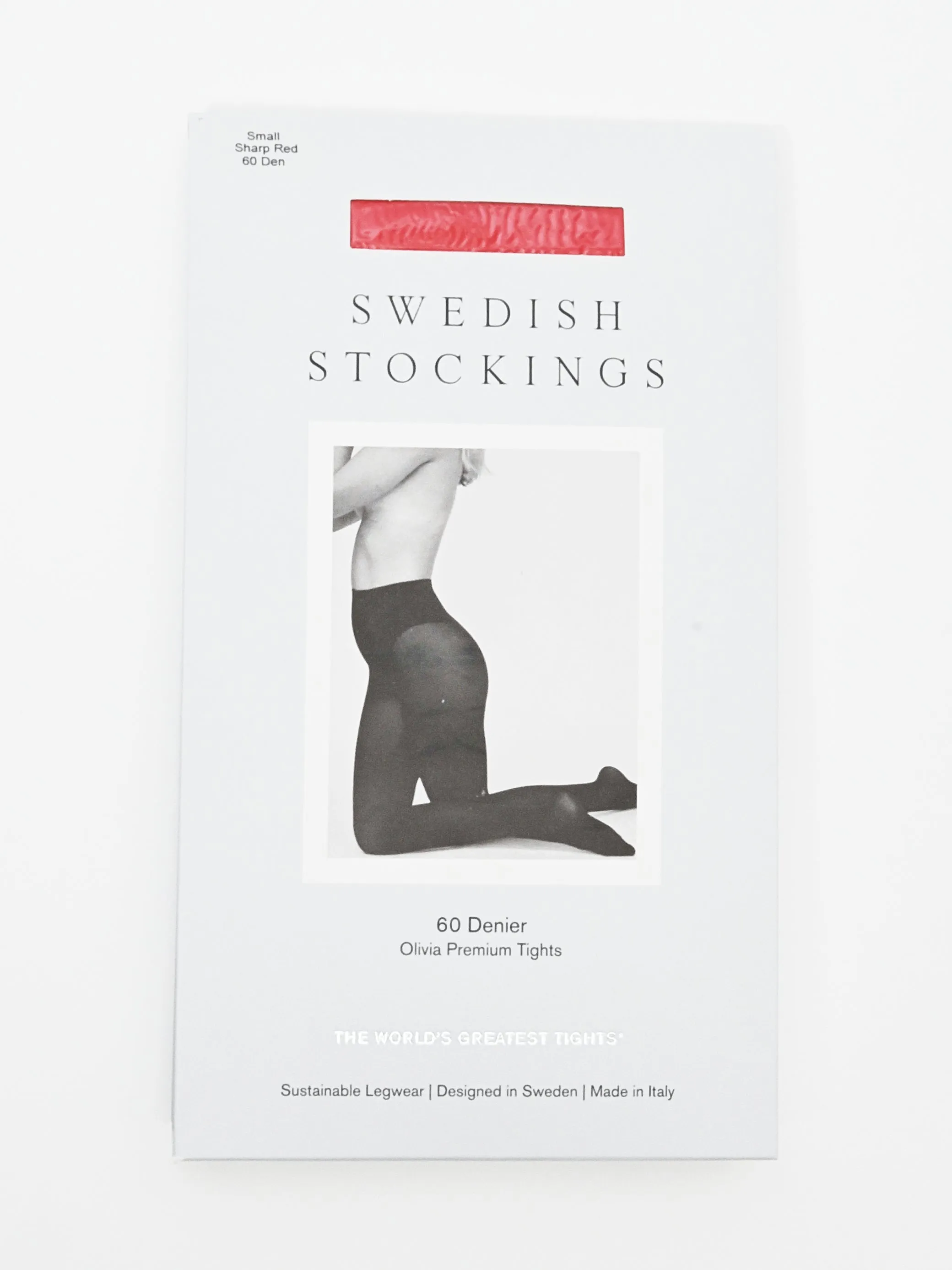 60 Den Sharp Red Olivia Premium Tights sold by Frances May Houseline product image thumbnail 3