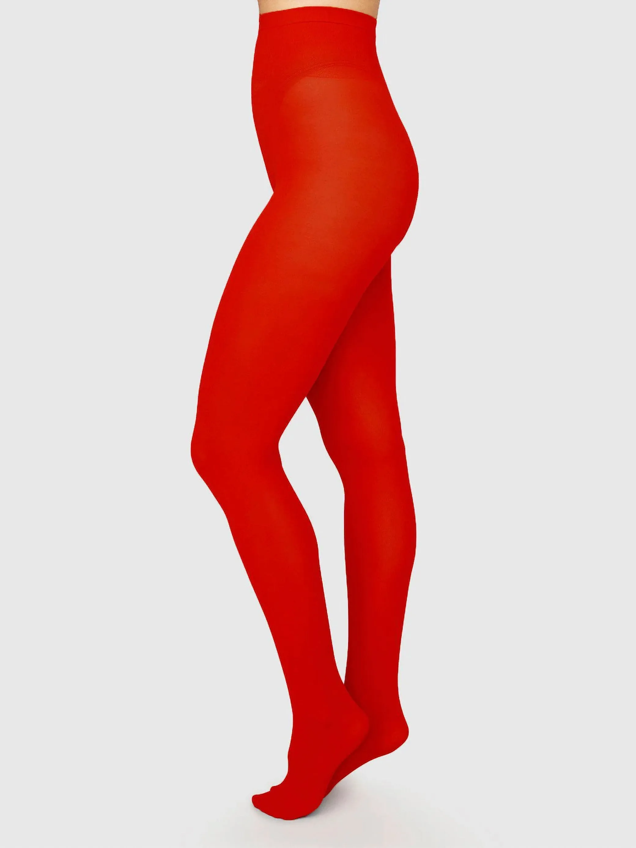 60 Den Sharp Red Olivia Premium Tights sold by Frances May Houseline product image thumbnail 2