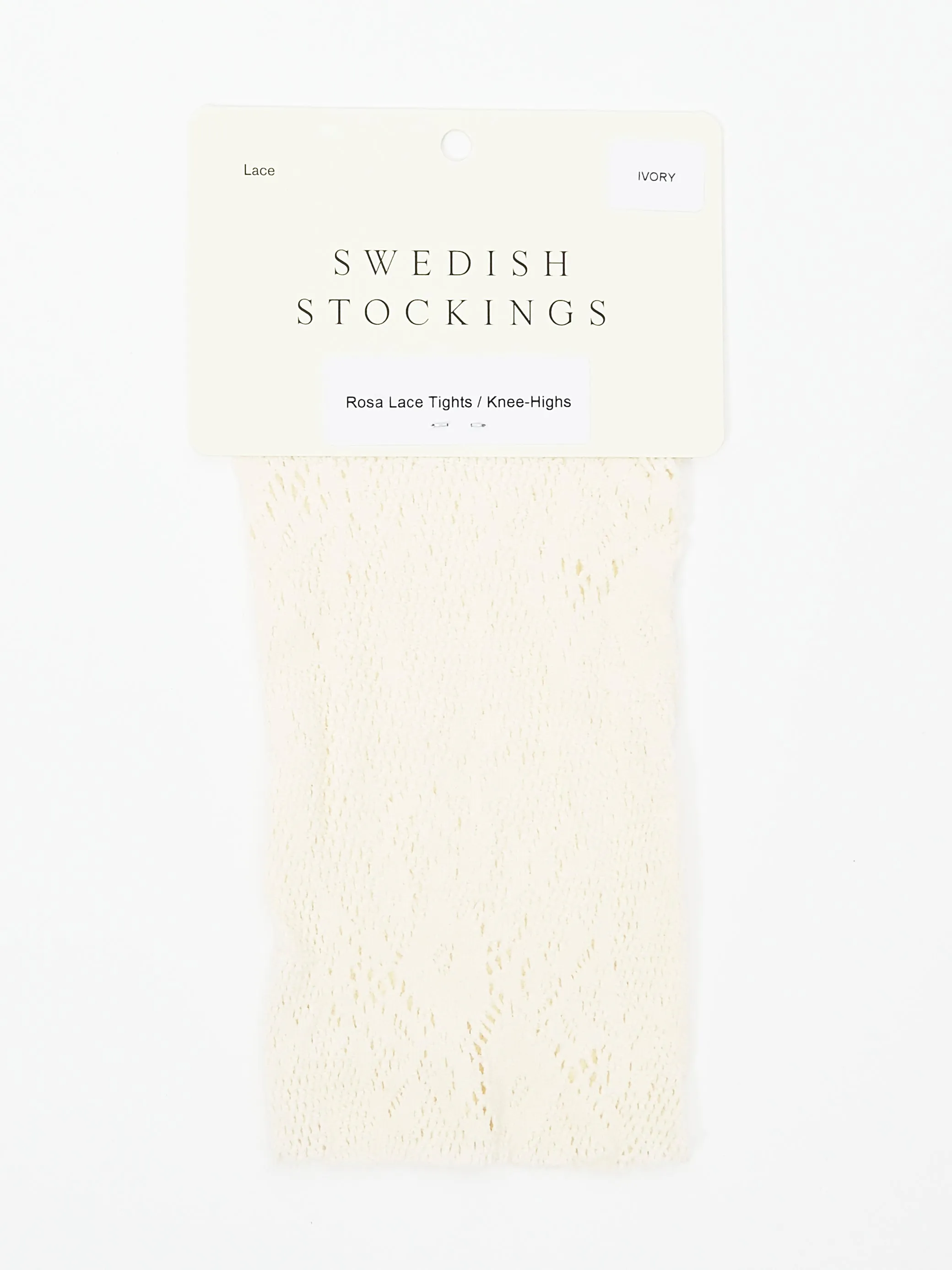 Ivory Lace Rosa Tights sold by Frances May Houseline product image thumbnail 5