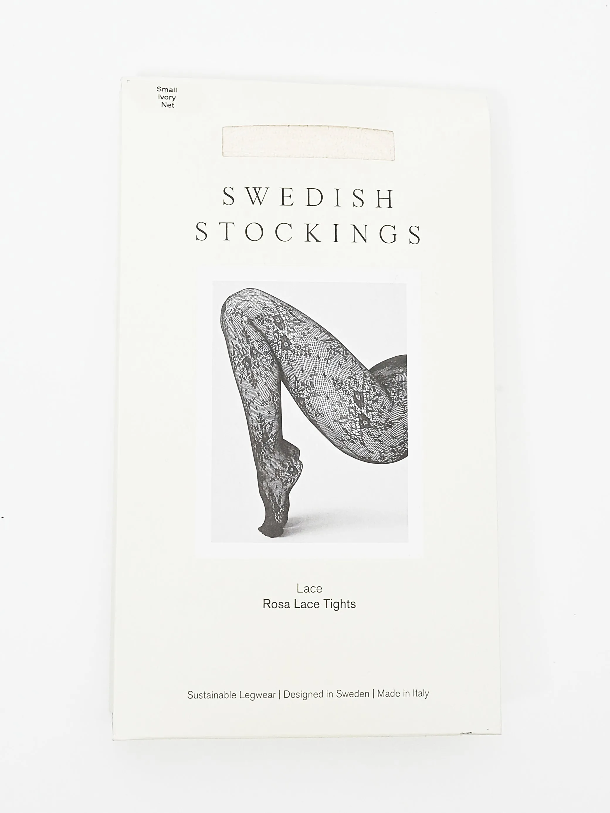 Ivory Lace Rosa Tights sold by Frances May Houseline product image thumbnail 4