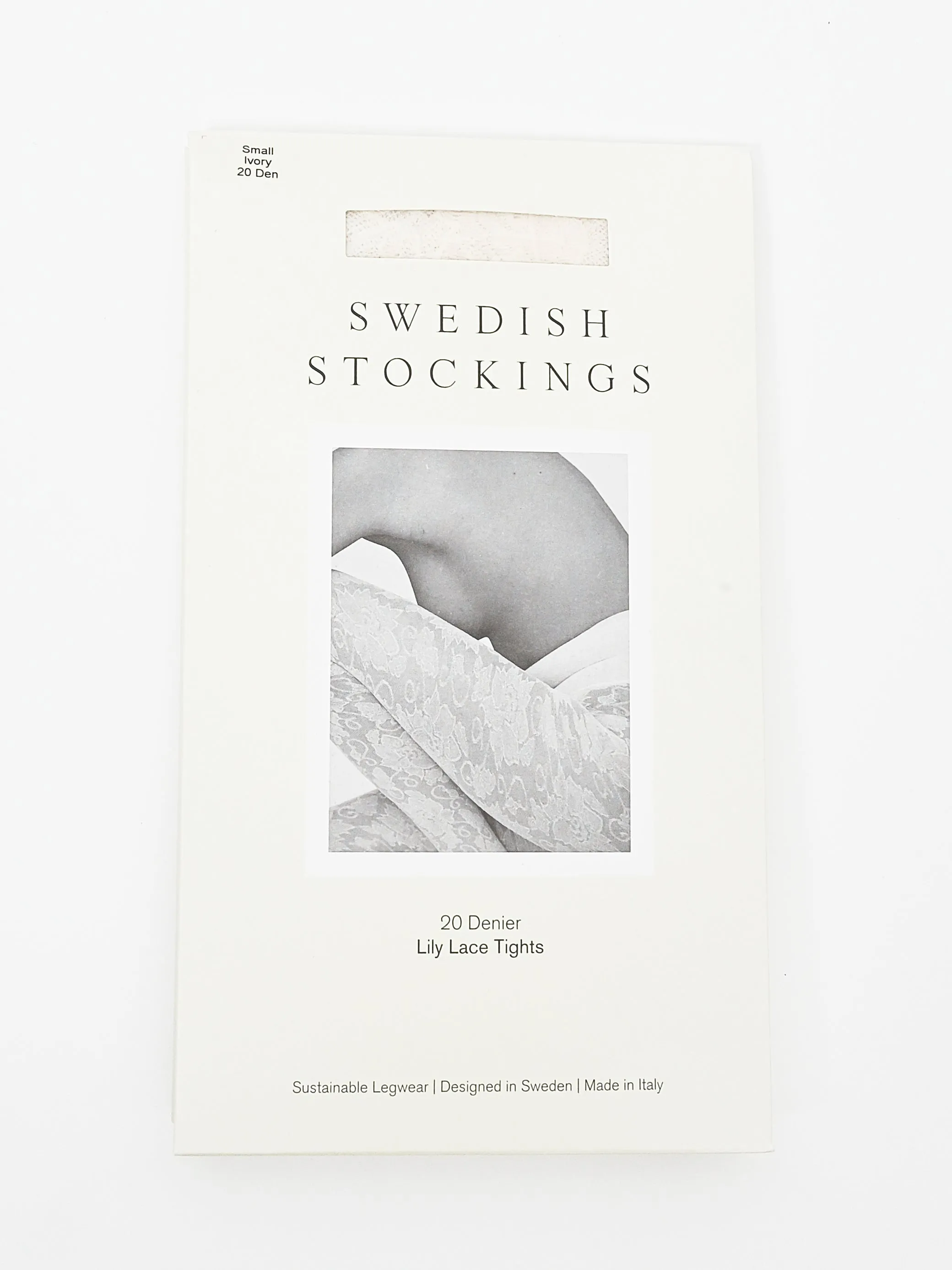 20 Den Ivory Lily Lace Tights sold by Frances May Houseline product image thumbnail 4