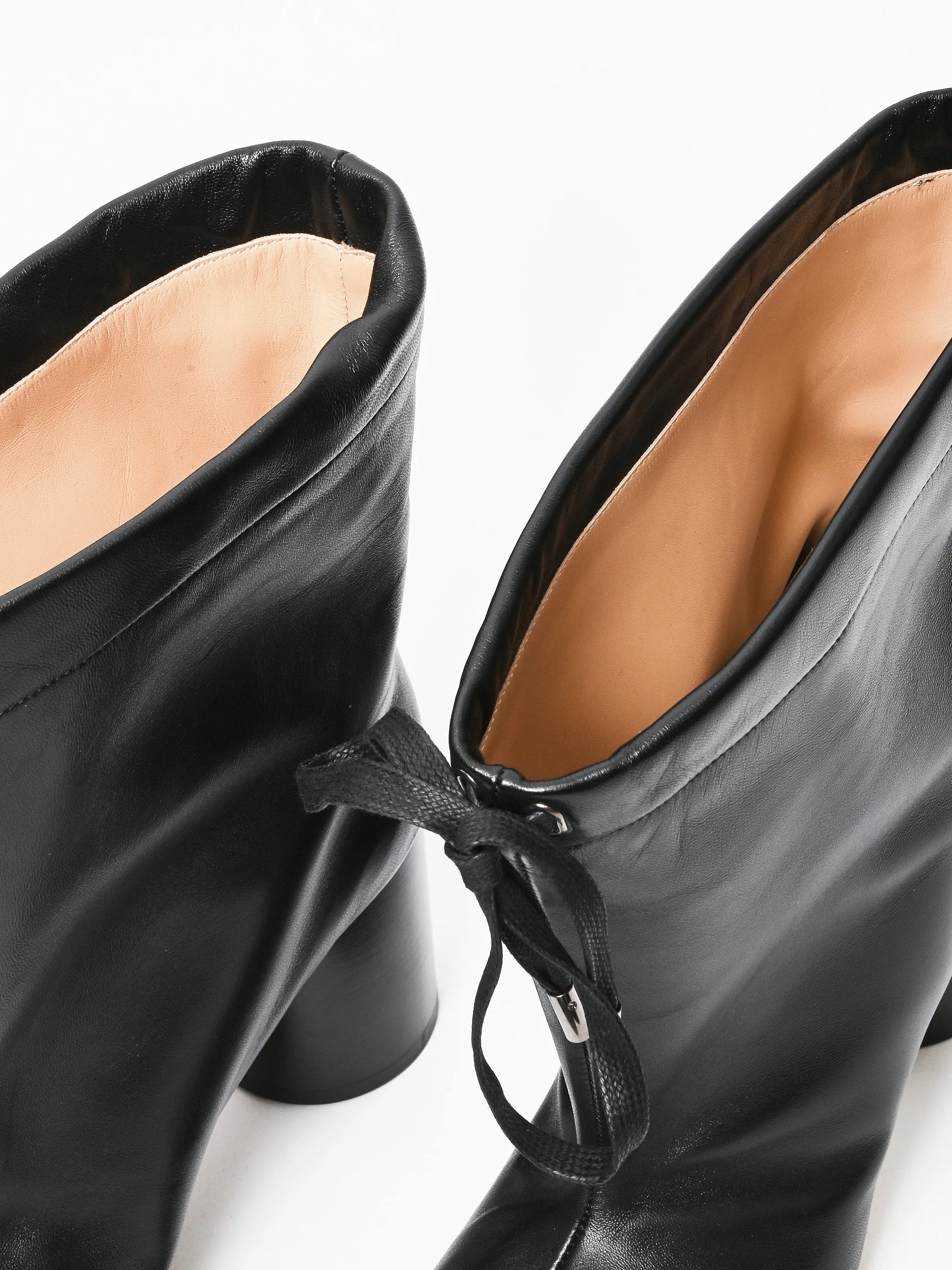 Black Tabi Drawstring Ankle Boots sold by Frances May Houseline product image thumbnail 4