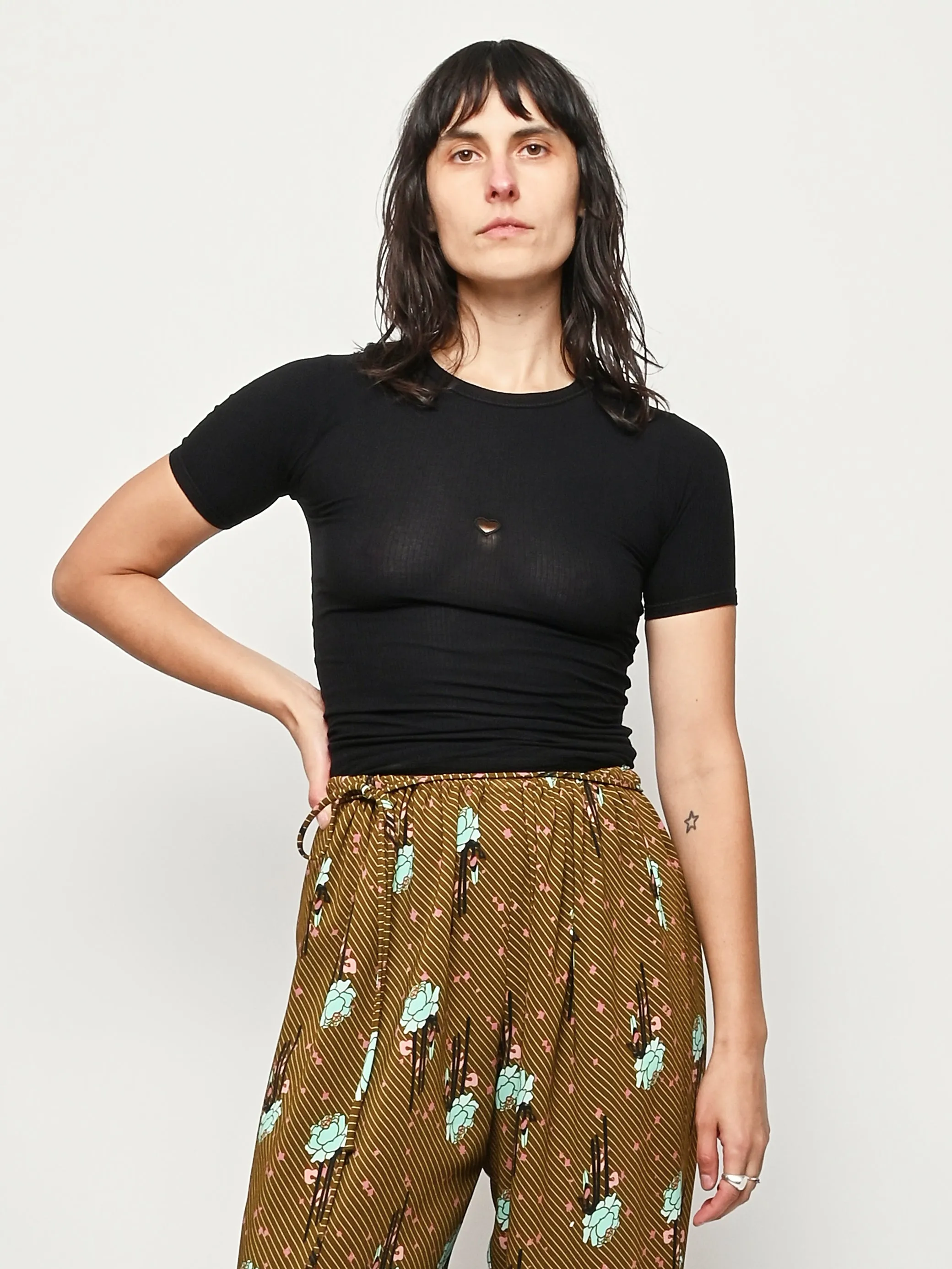 Black Heart Short Sleeve sold by Frances May Houseline product image thumbnail 2