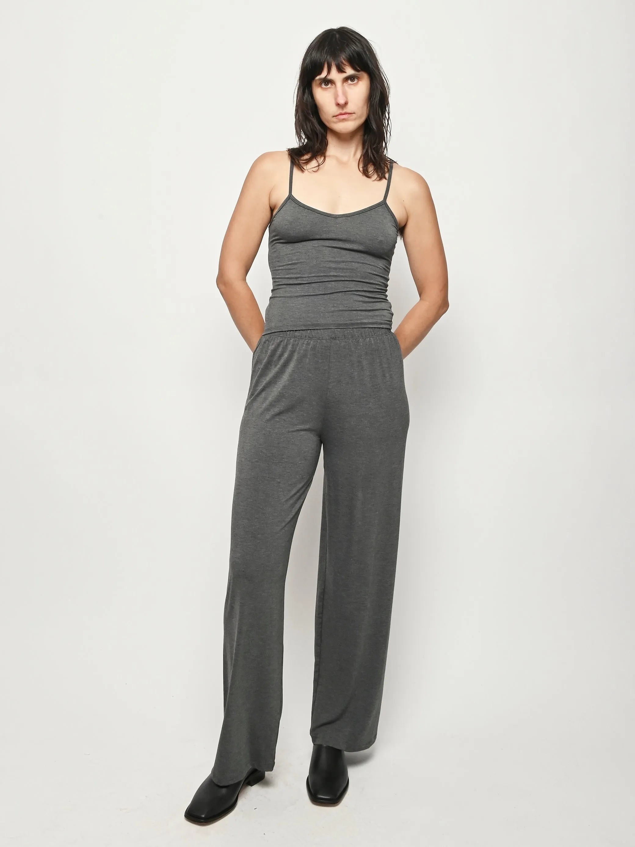 Charcoal Recline Pant sold by Frances May Houseline