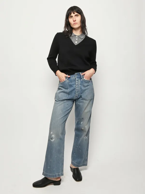 Black Wesley Sweater sold by Frances May Houseline