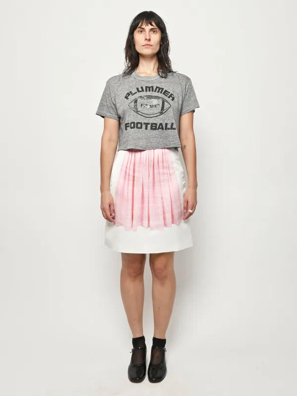 Pink Multi Apron Ina Skirt sold by Frances May Houseline