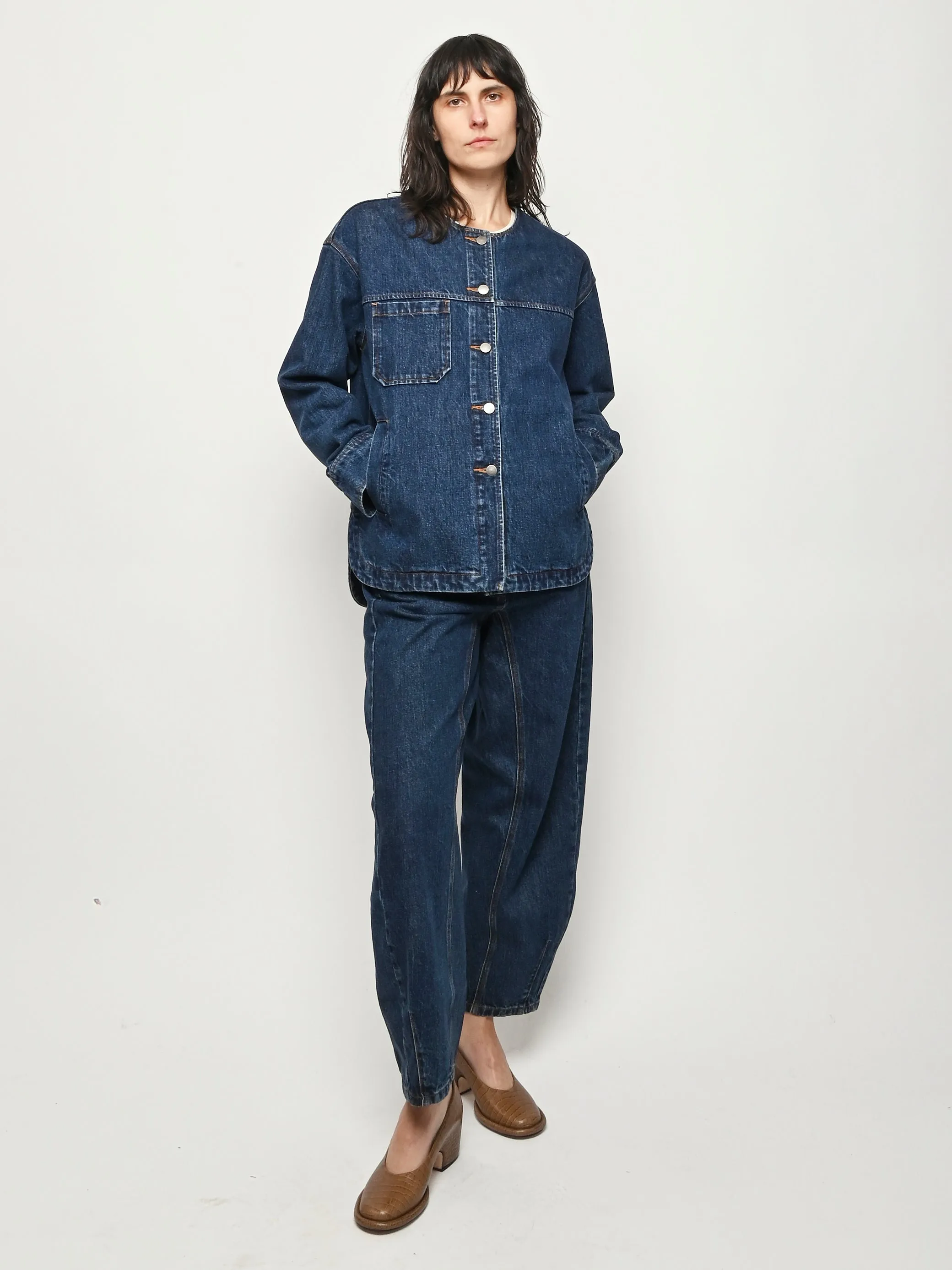 Muddy Indigo Delaney Jacket sold by Frances May Houseline