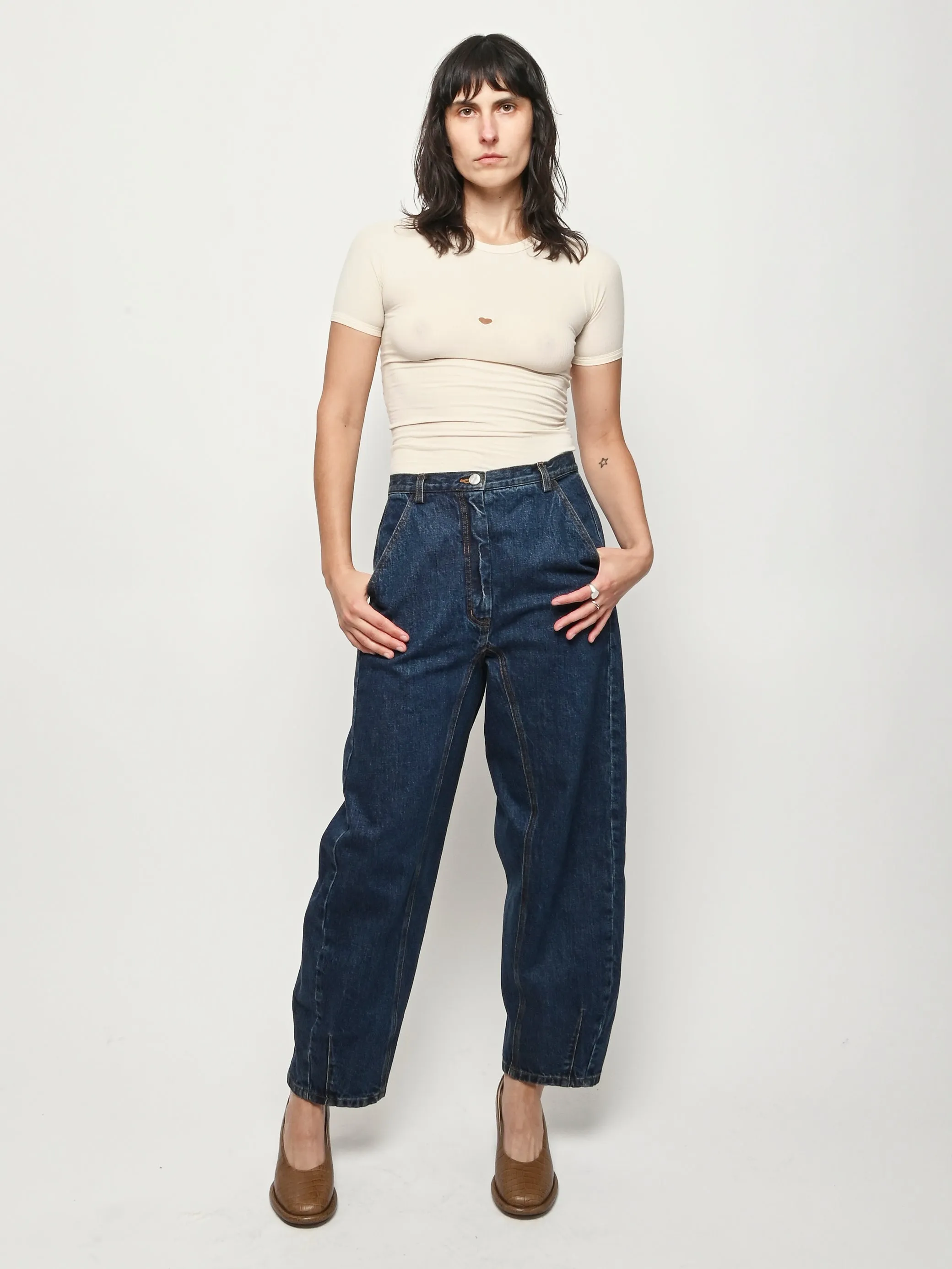 Muddy Indigo Zveda Pant sold by Frances May Houseline