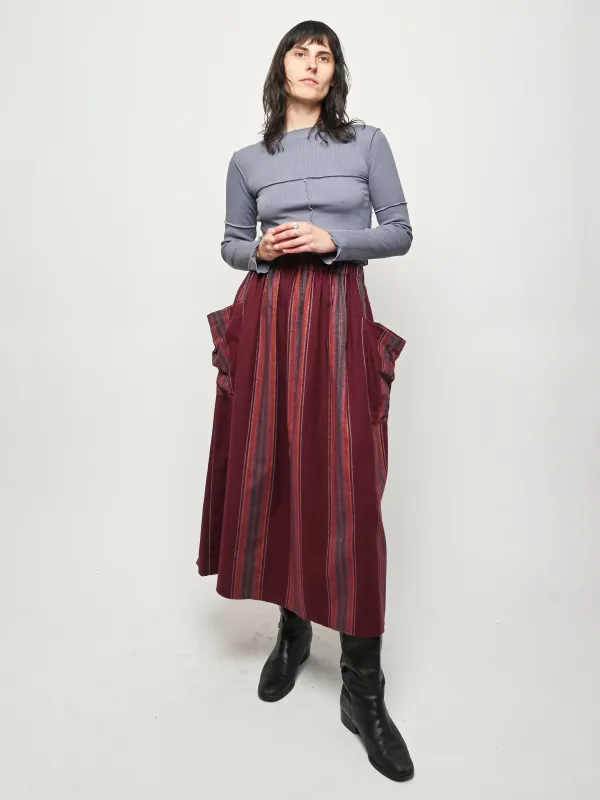 Grey Cinder Long Sleeve Tee sold by Frances May Houseline