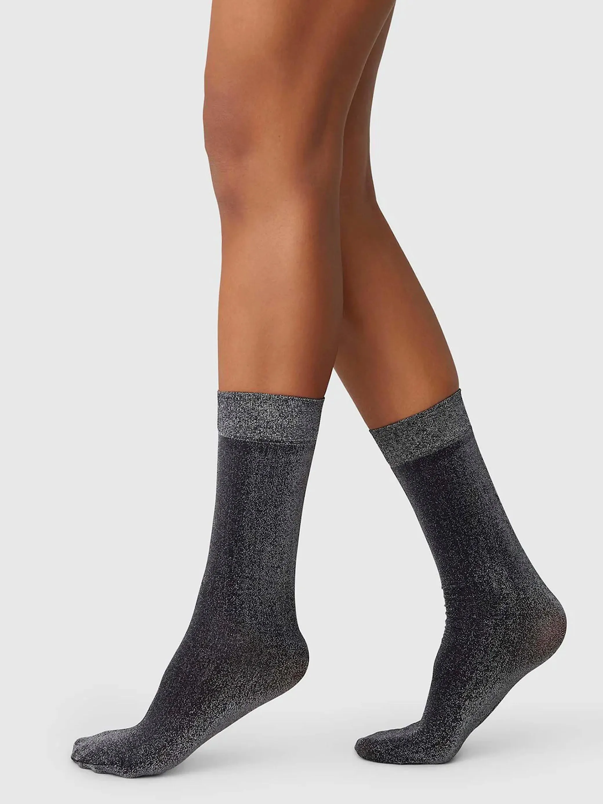 40 Den Black Ines Shimmery Socks sold by Frances May Houseline product image thumbnail 2