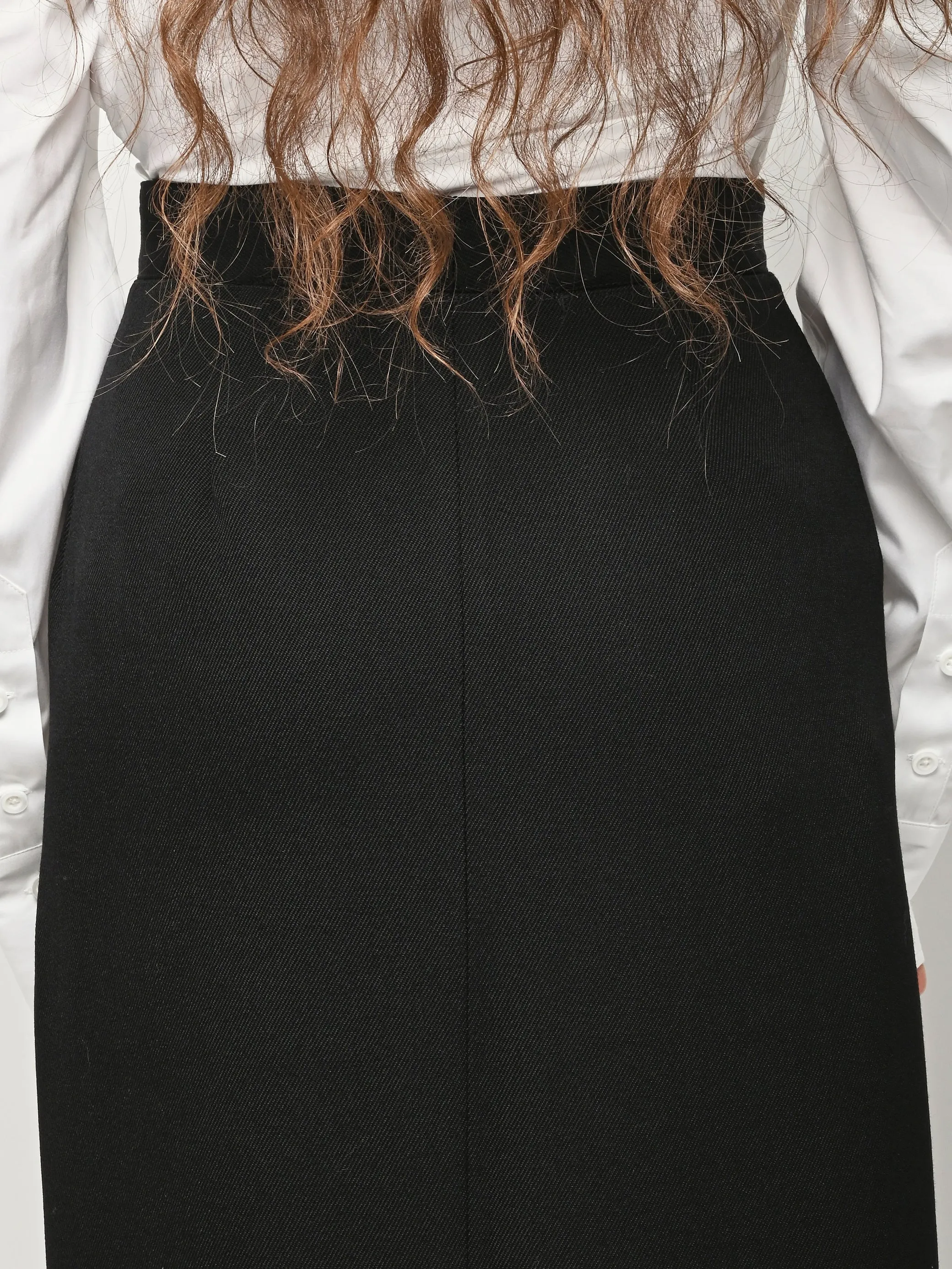 Black Riding Twill Sailor Skirt sold by Frances May Houseline product image thumbnail 4