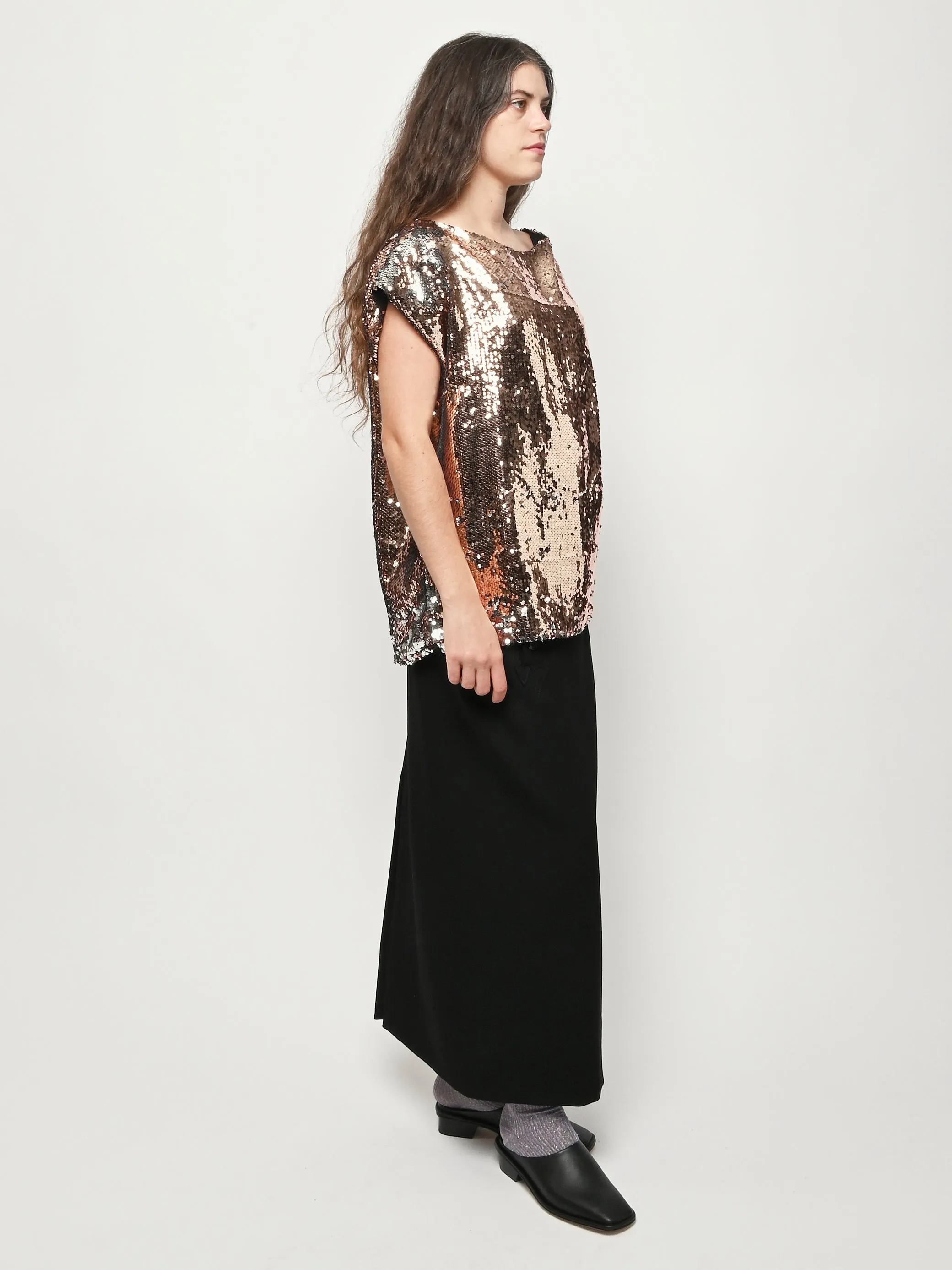 Gold Sequin Tunic sold by Frances May Houseline product image thumbnail 5