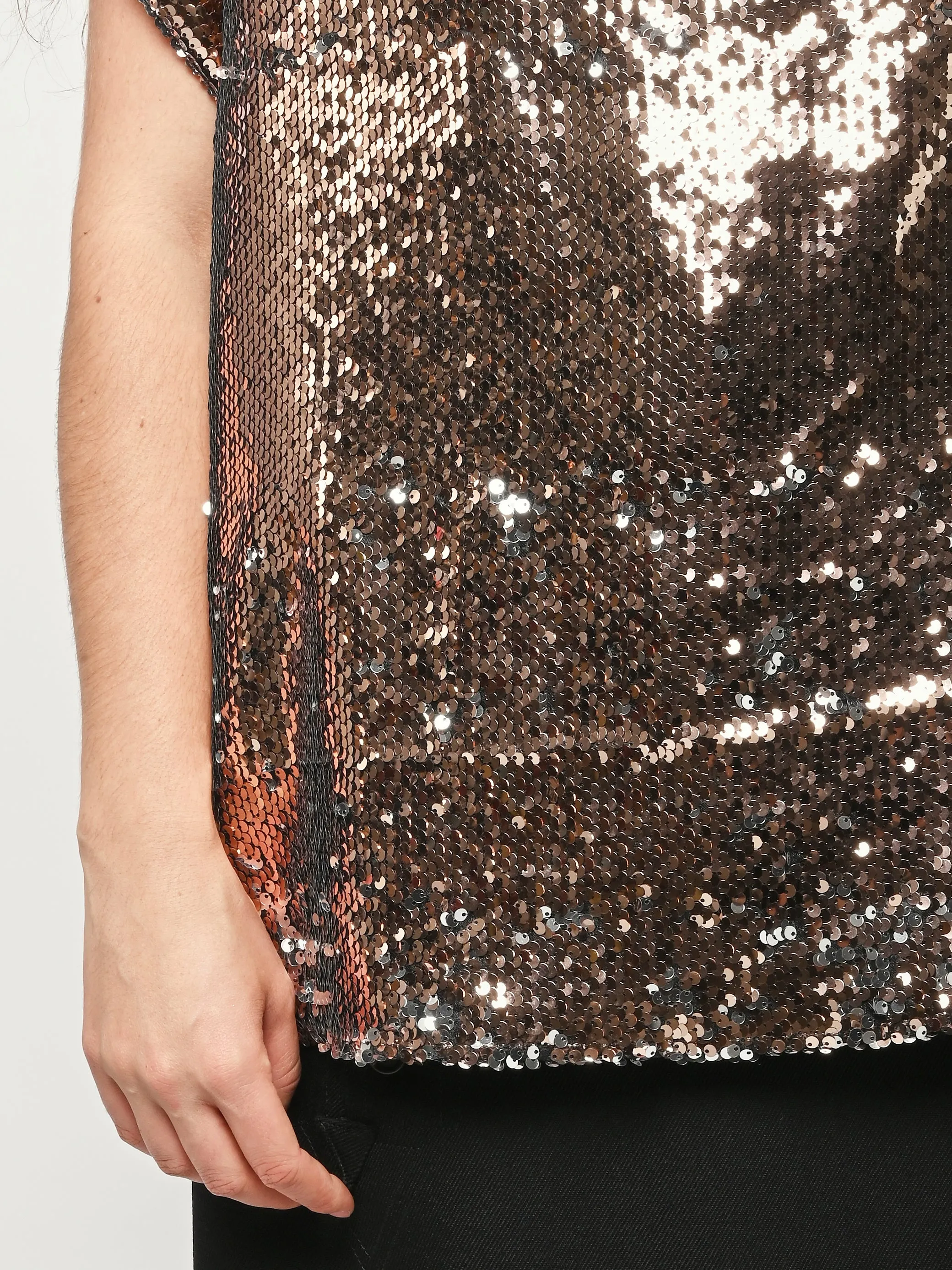 Gold Sequin Tunic sold by Frances May Houseline product image thumbnail 4