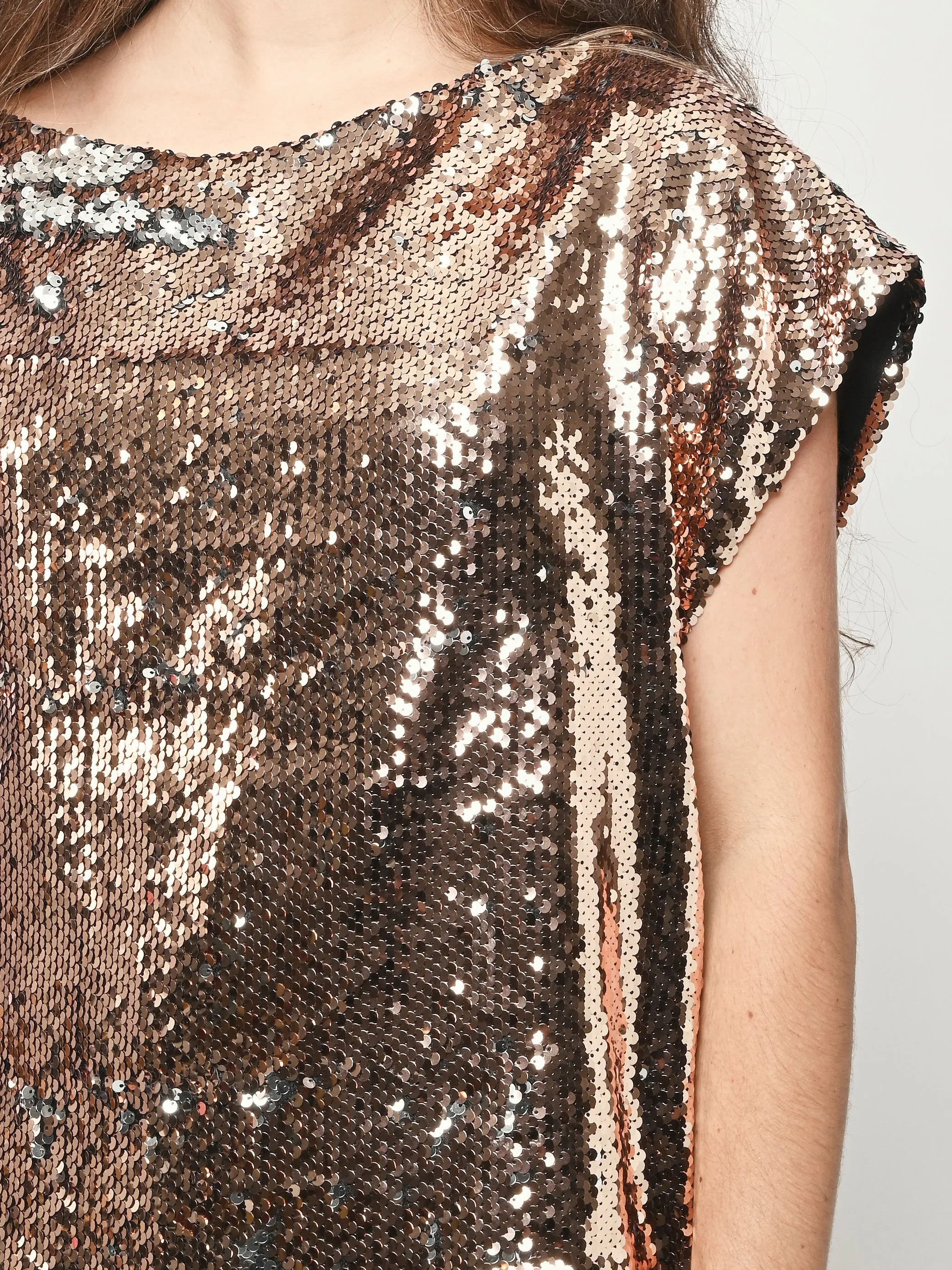 Gold Sequin Tunic sold by Frances May Houseline product image thumbnail 3