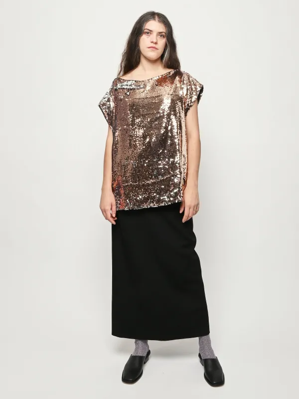 Gold Sequin Tunic made by Batsheva