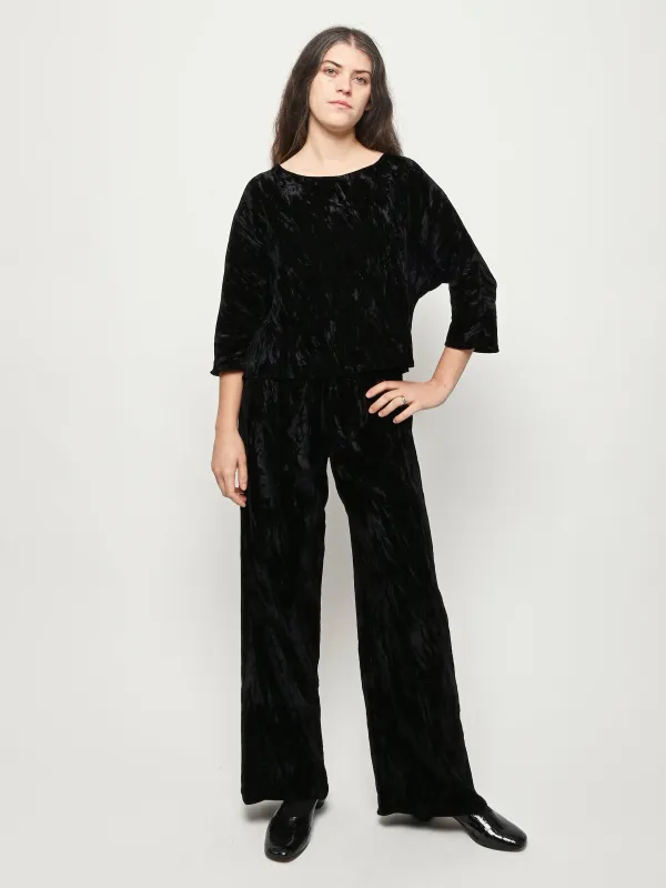 Black Velvet Erin Top sold by Frances May Houseline