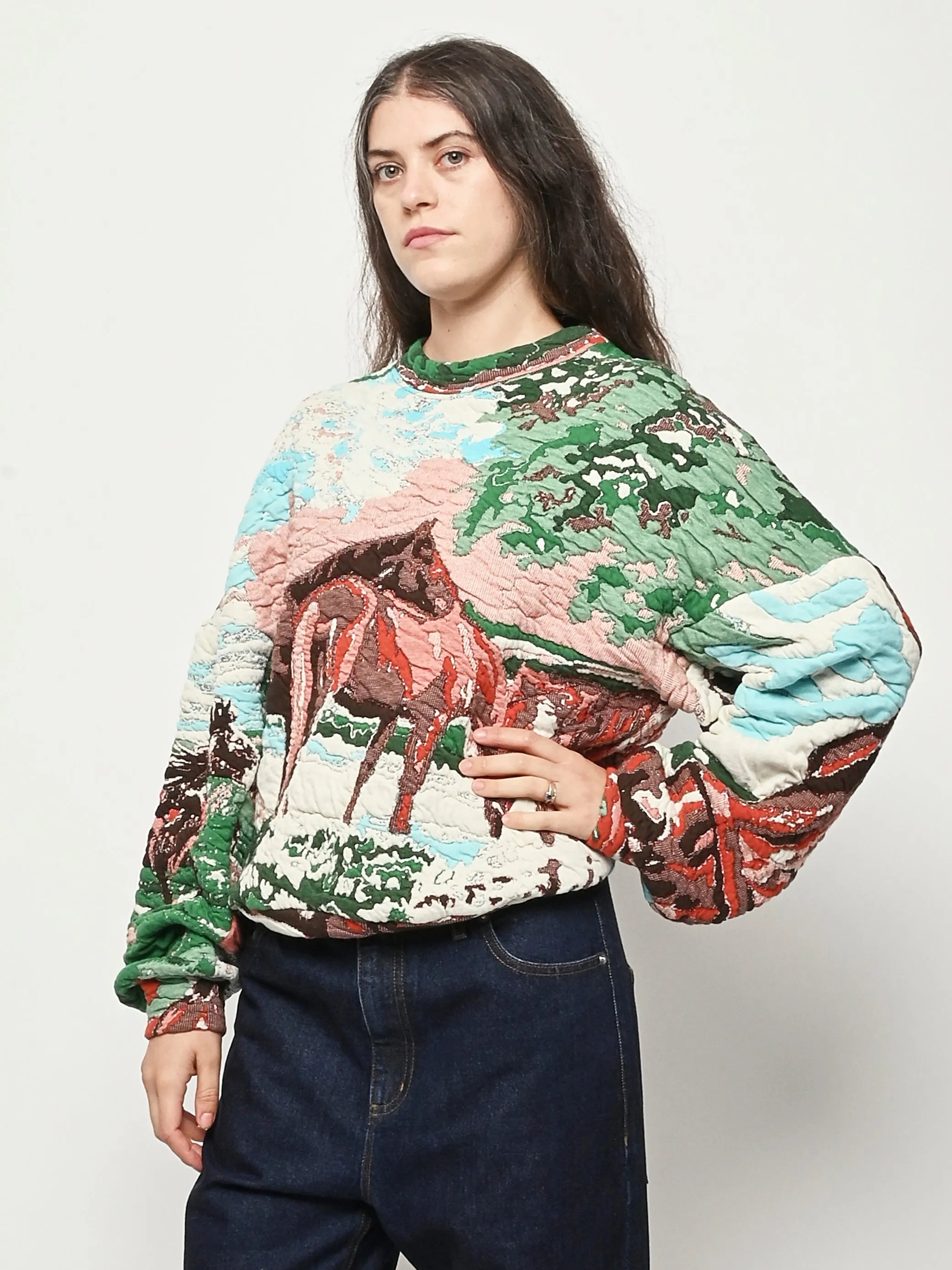 Wild Horses Unisex Sweater sold by Frances May Houseline product image thumbnail 2