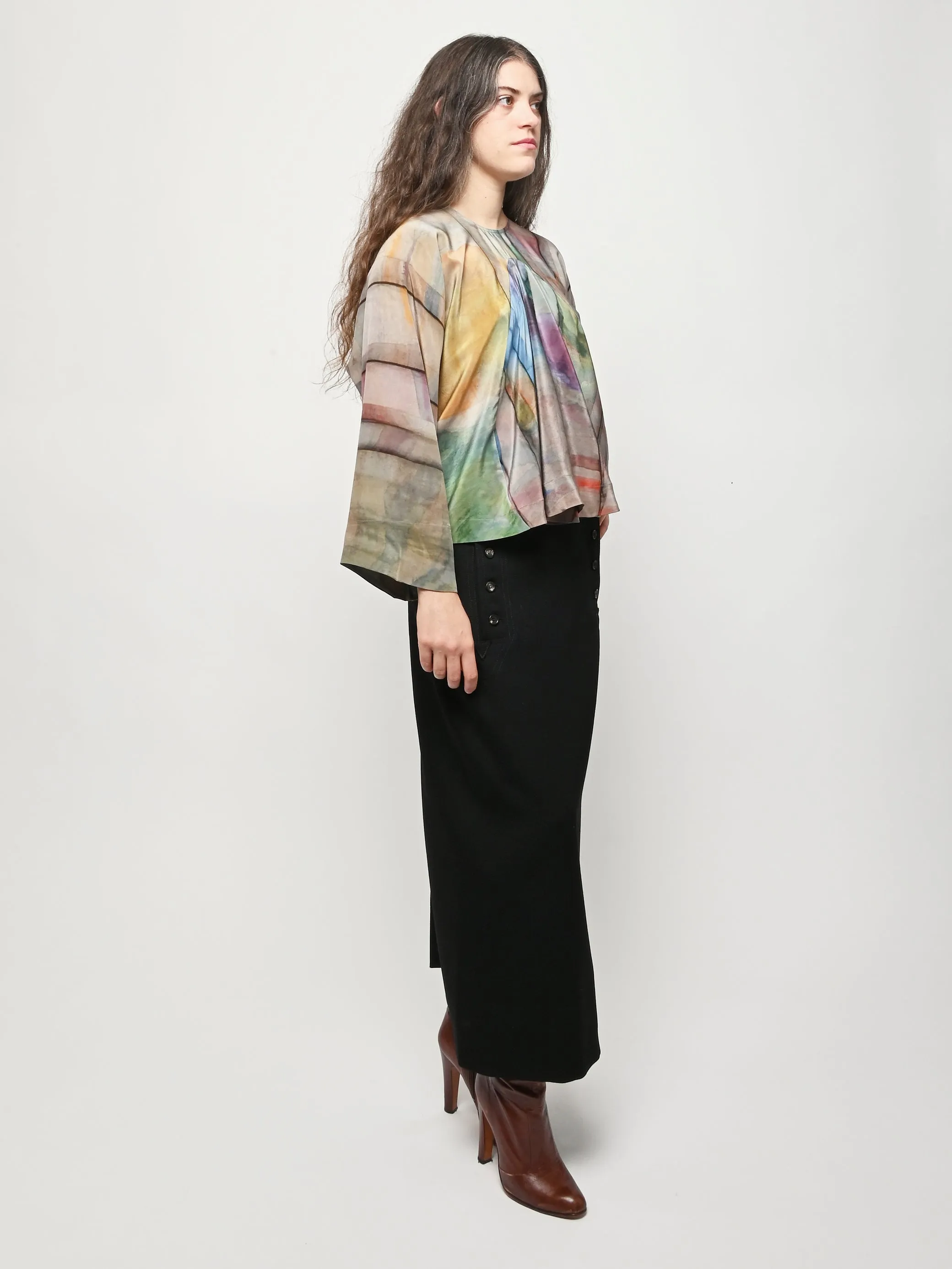 Print 09 Silk Top sold by Frances May Houseline product image thumbnail 5